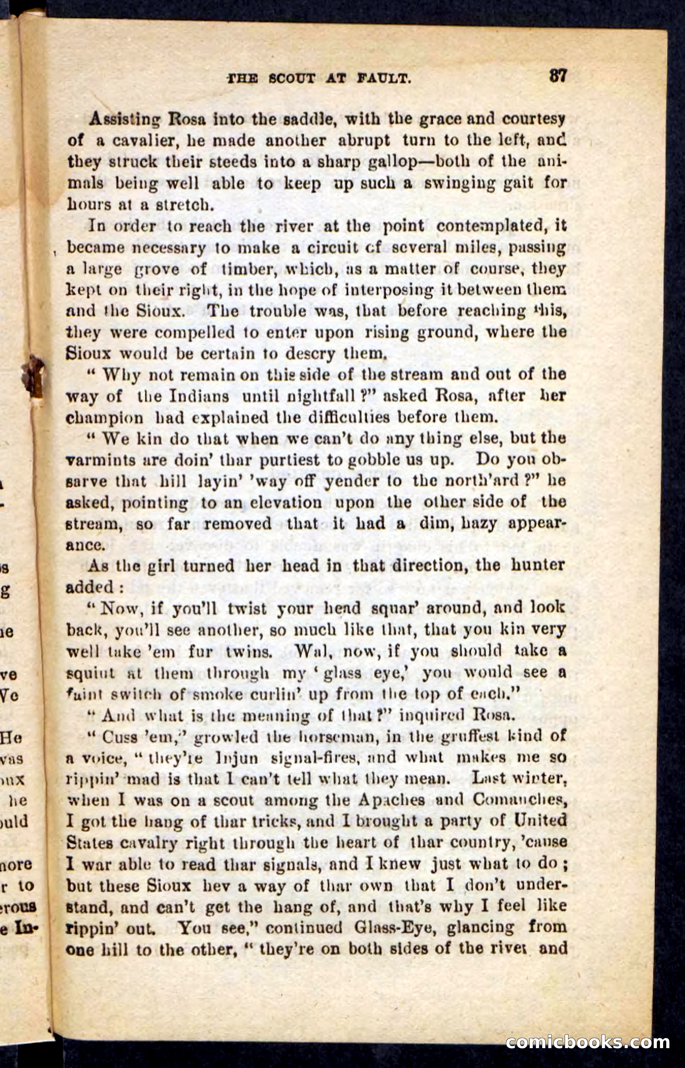 Beadle's Pocket Novels No. 196: Glass-Eye — page 33 of 100