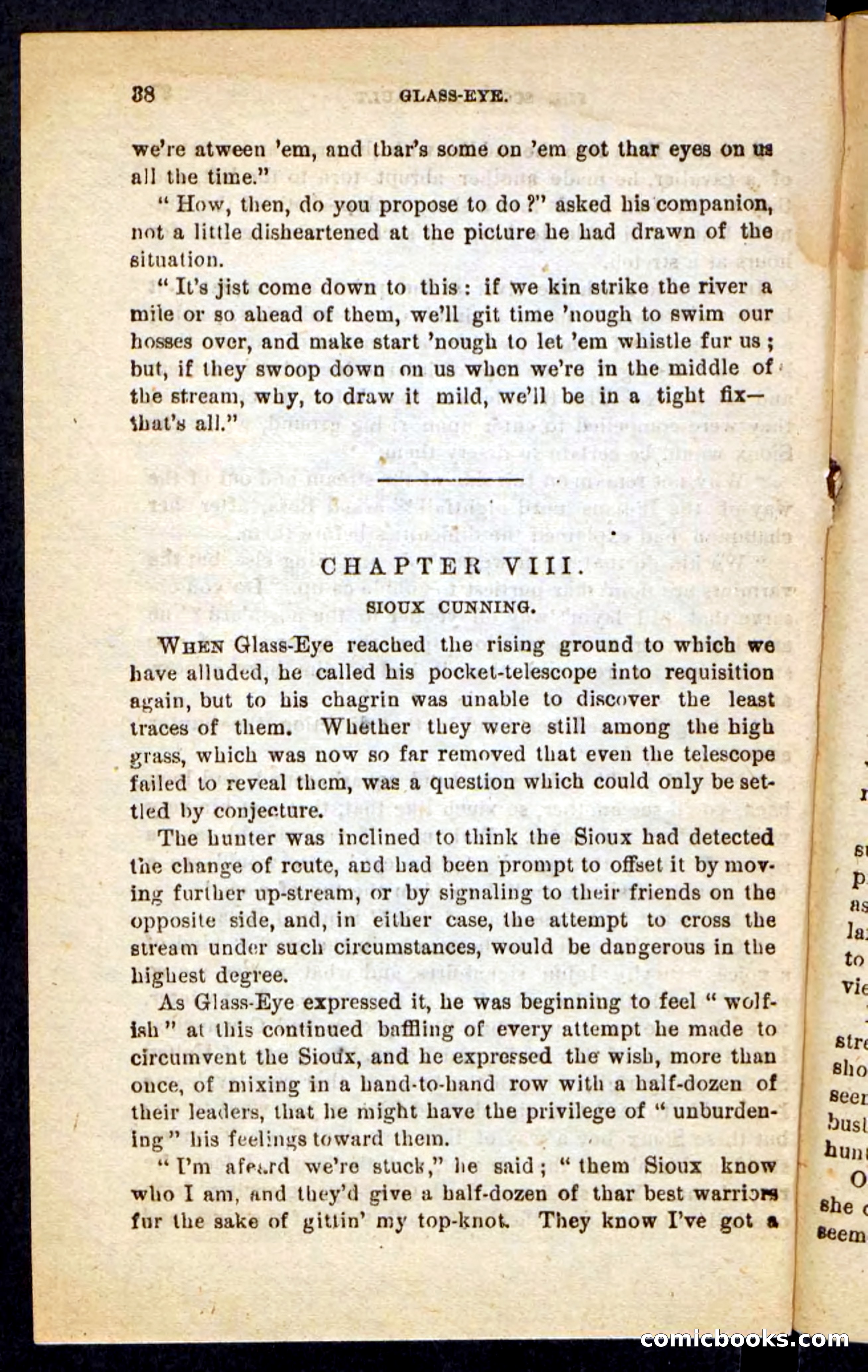 Beadle's Pocket Novels No. 196: Glass-Eye — page 34 of 100