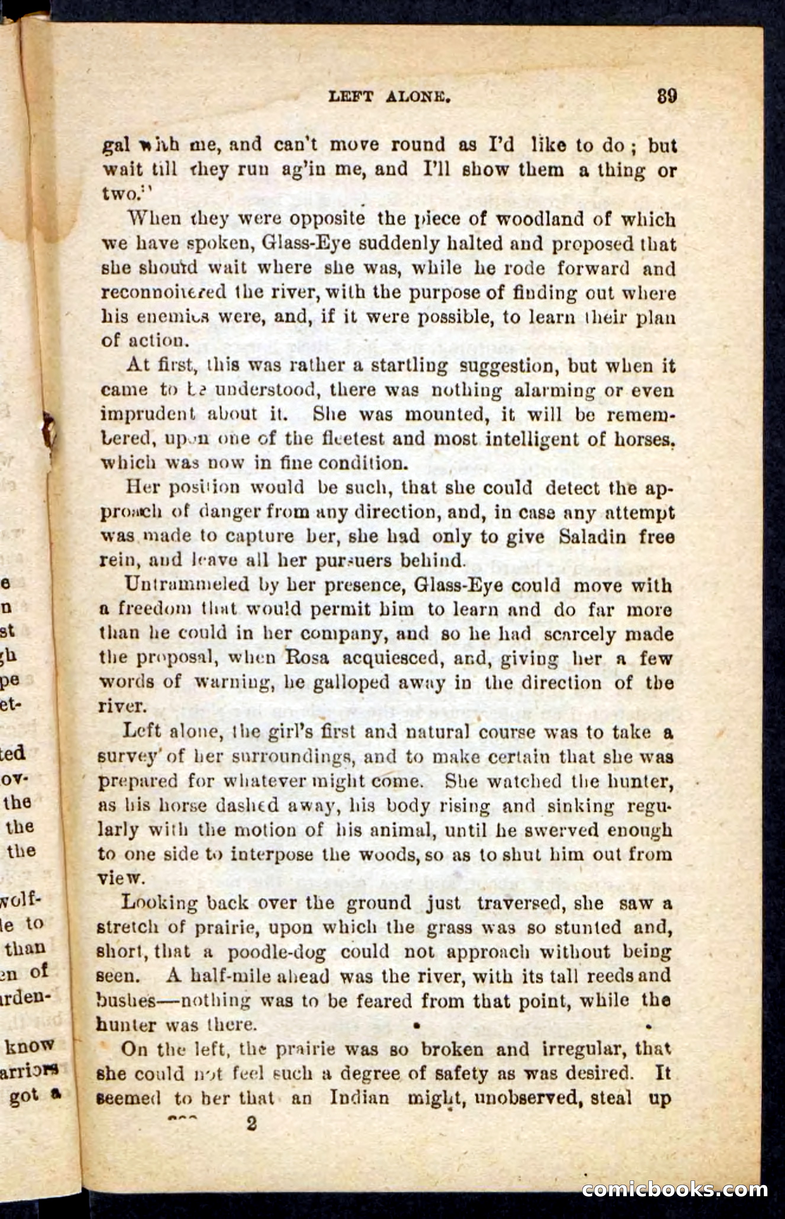Beadle's Pocket Novels No. 196: Glass-Eye — page 35 of 100