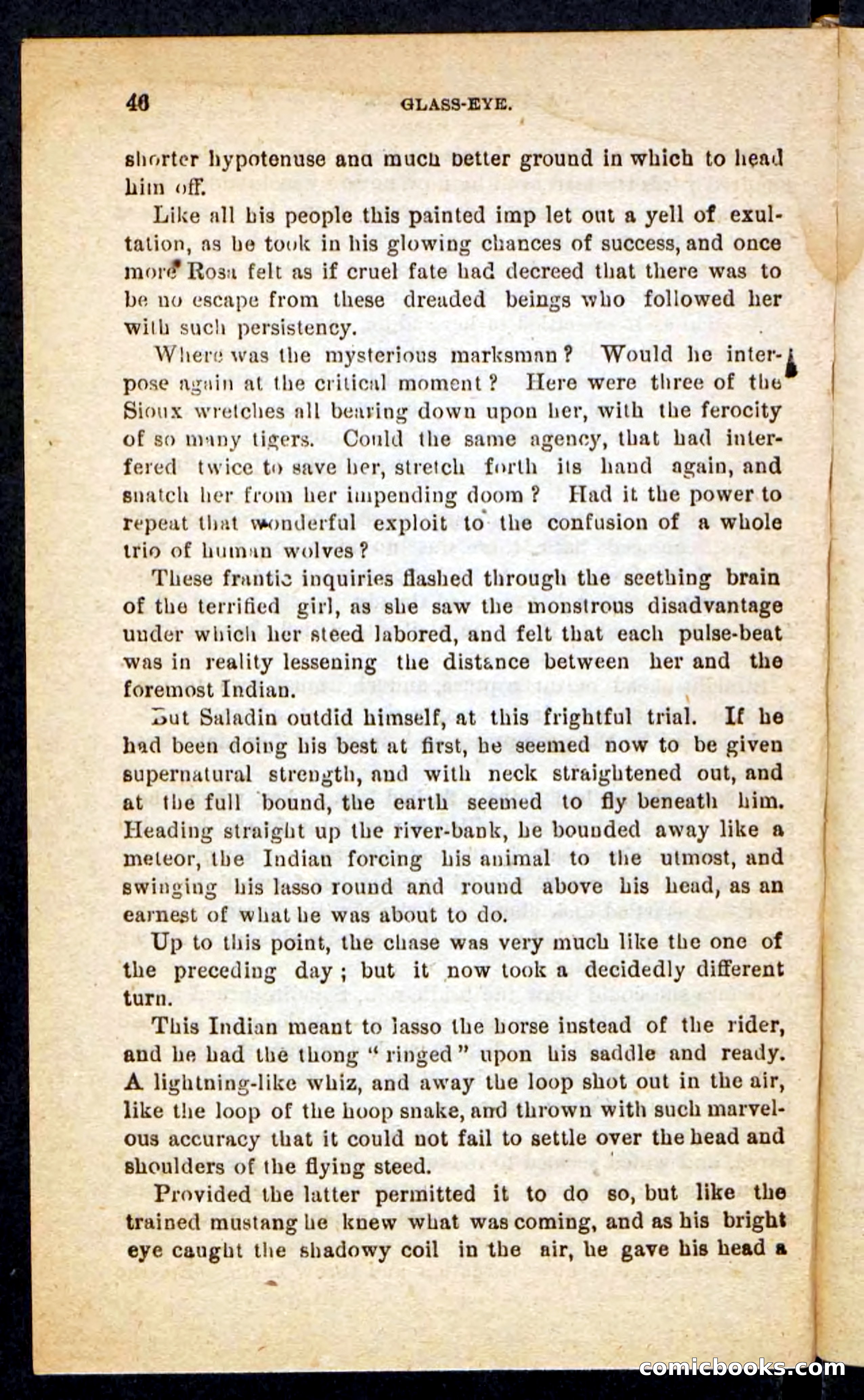 Beadle's Pocket Novels No. 196: Glass-Eye — page 42 of 100