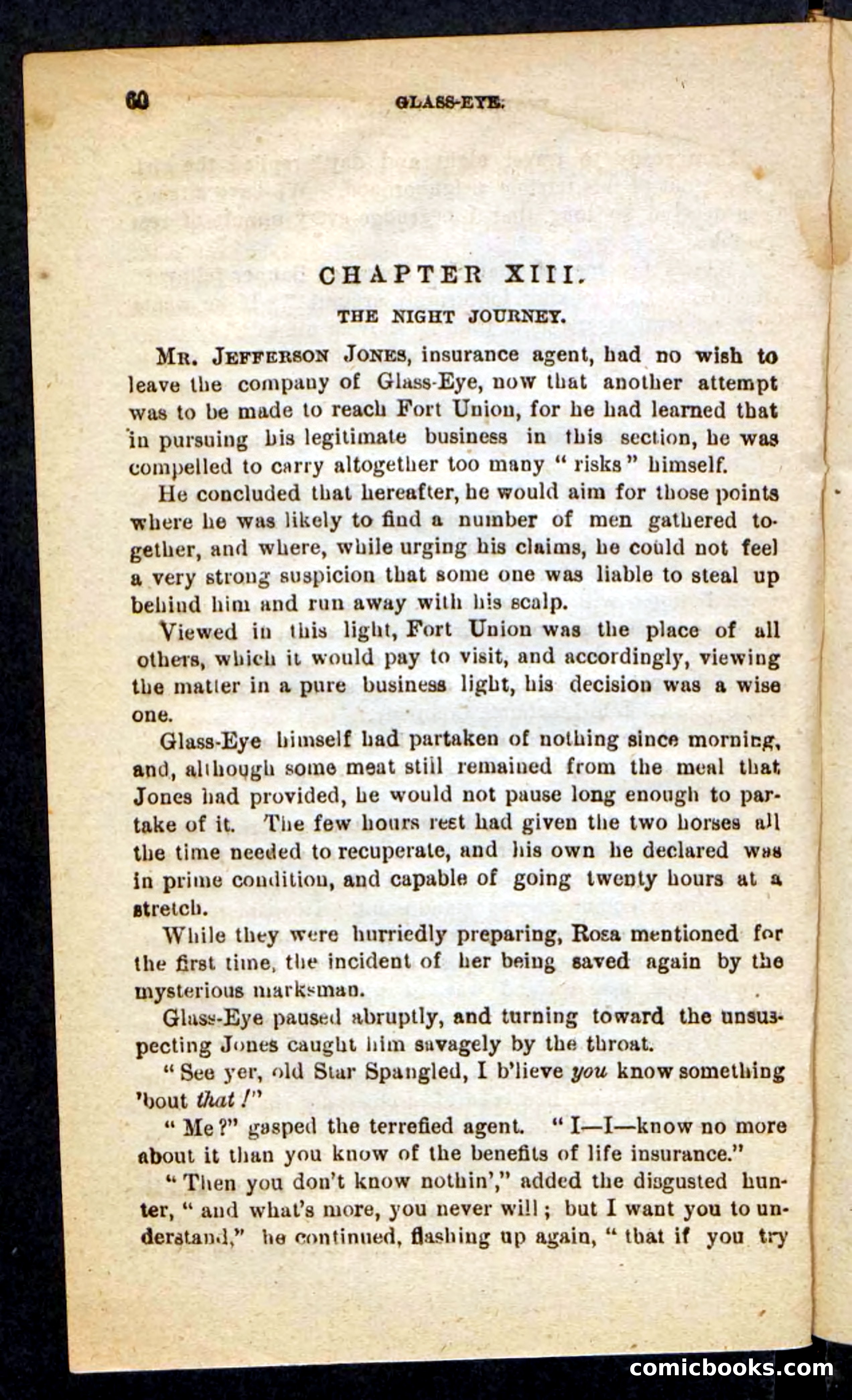 Beadle's Pocket Novels No. 196: Glass-Eye — page 56 of 100
