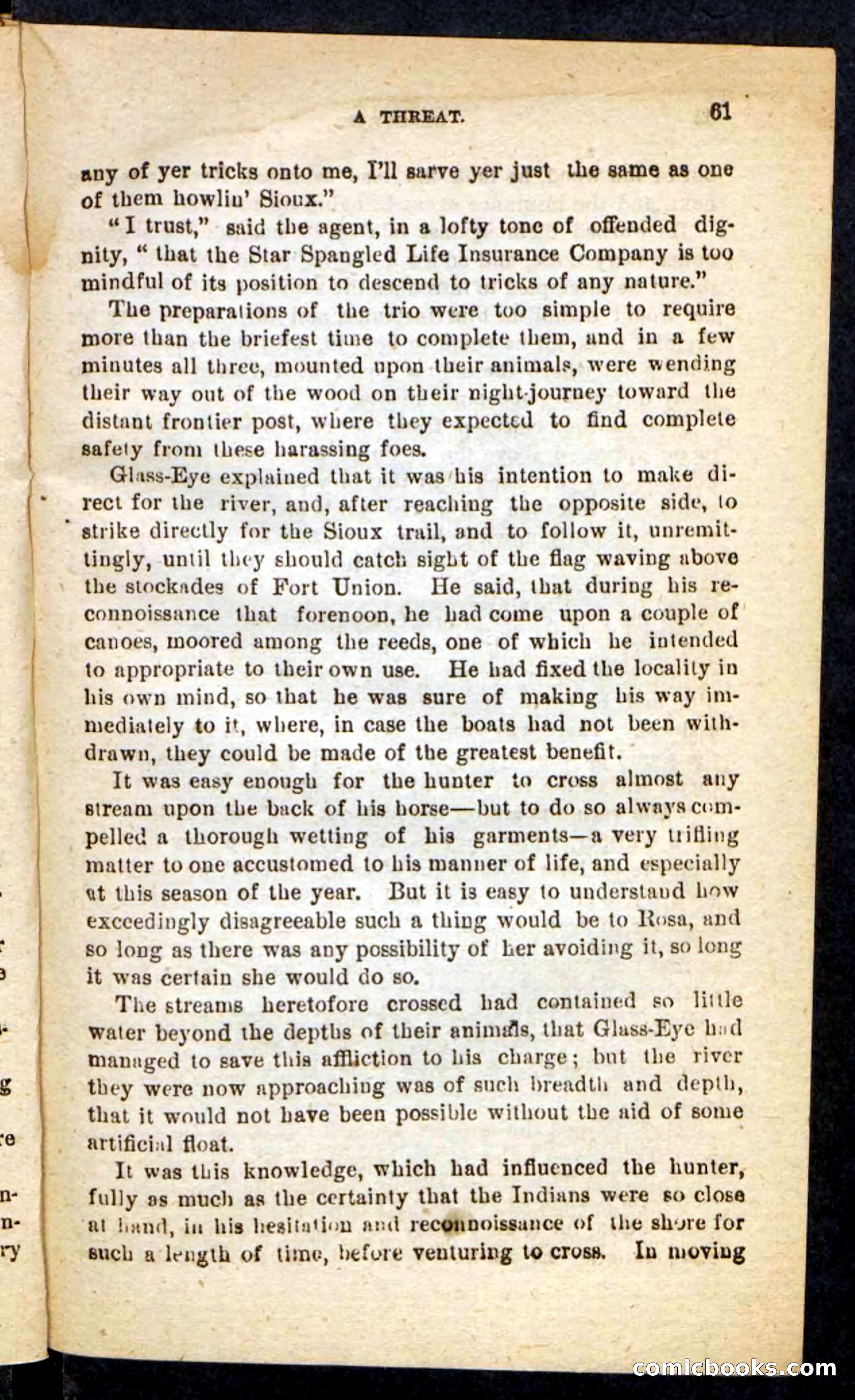 Beadle's Pocket Novels No. 196: Glass-Eye — page 57 of 100