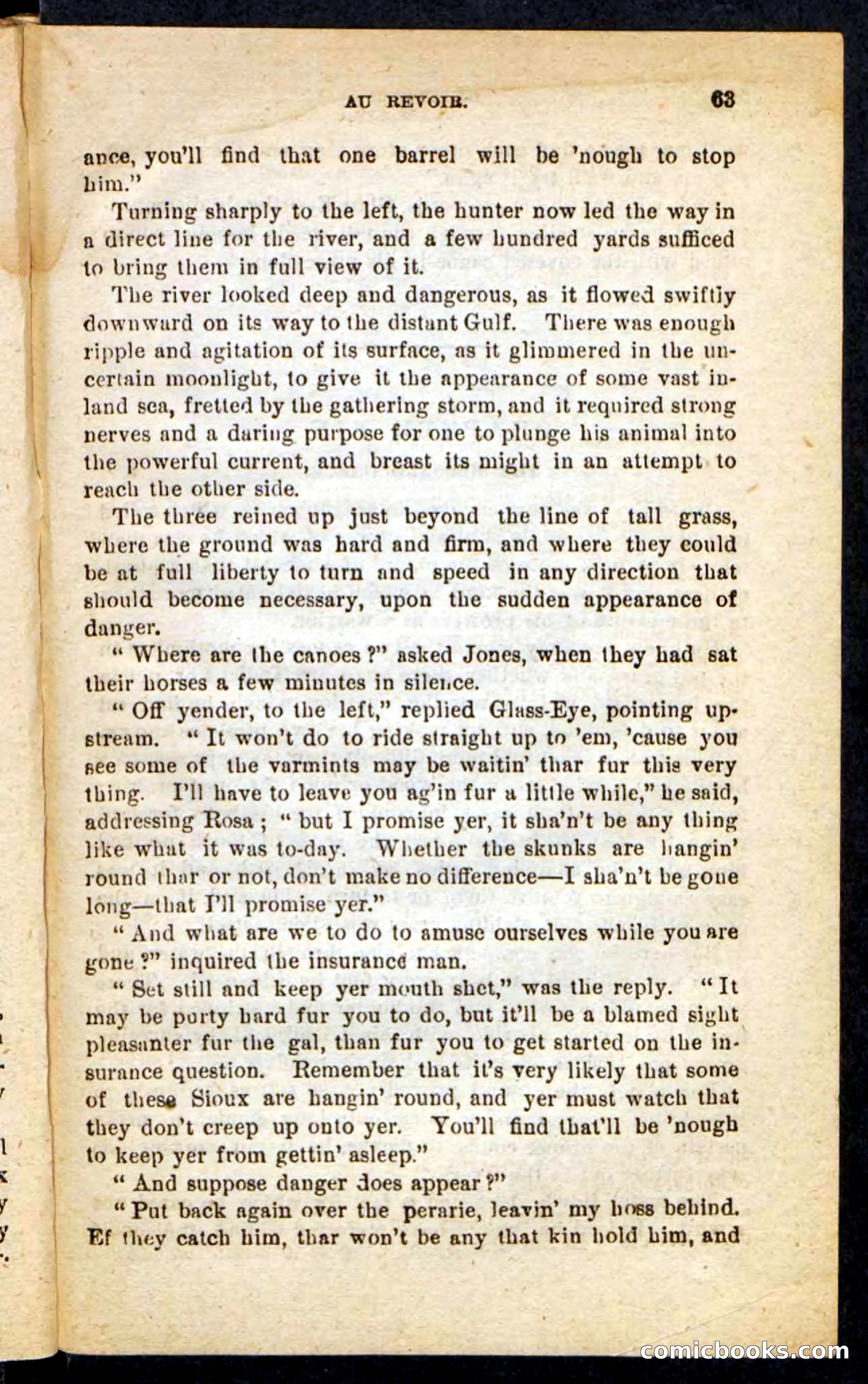 Beadle's Pocket Novels No. 196: Glass-Eye — page 59 of 100