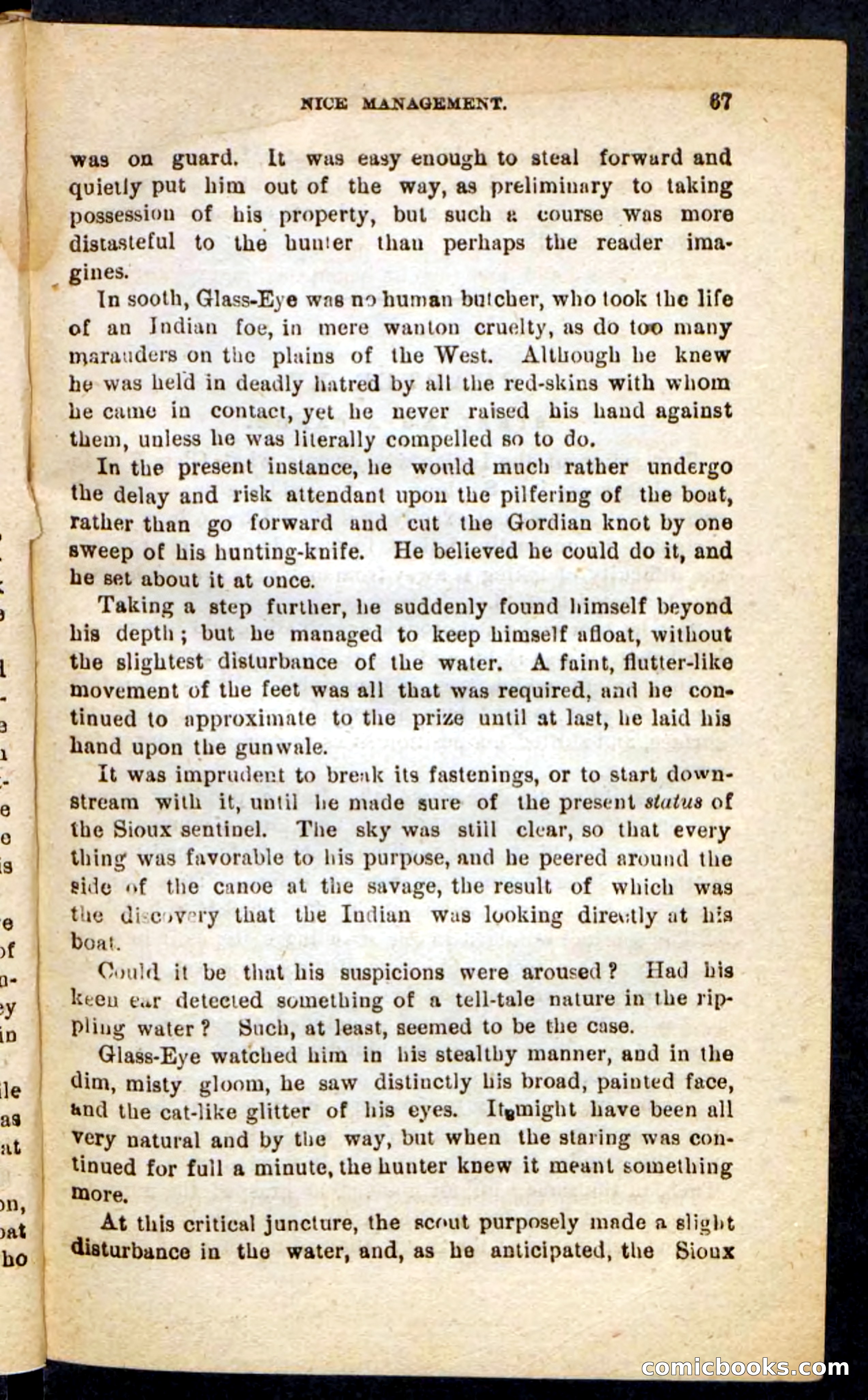 Beadle's Pocket Novels No. 196: Glass-Eye — page 63 of 100