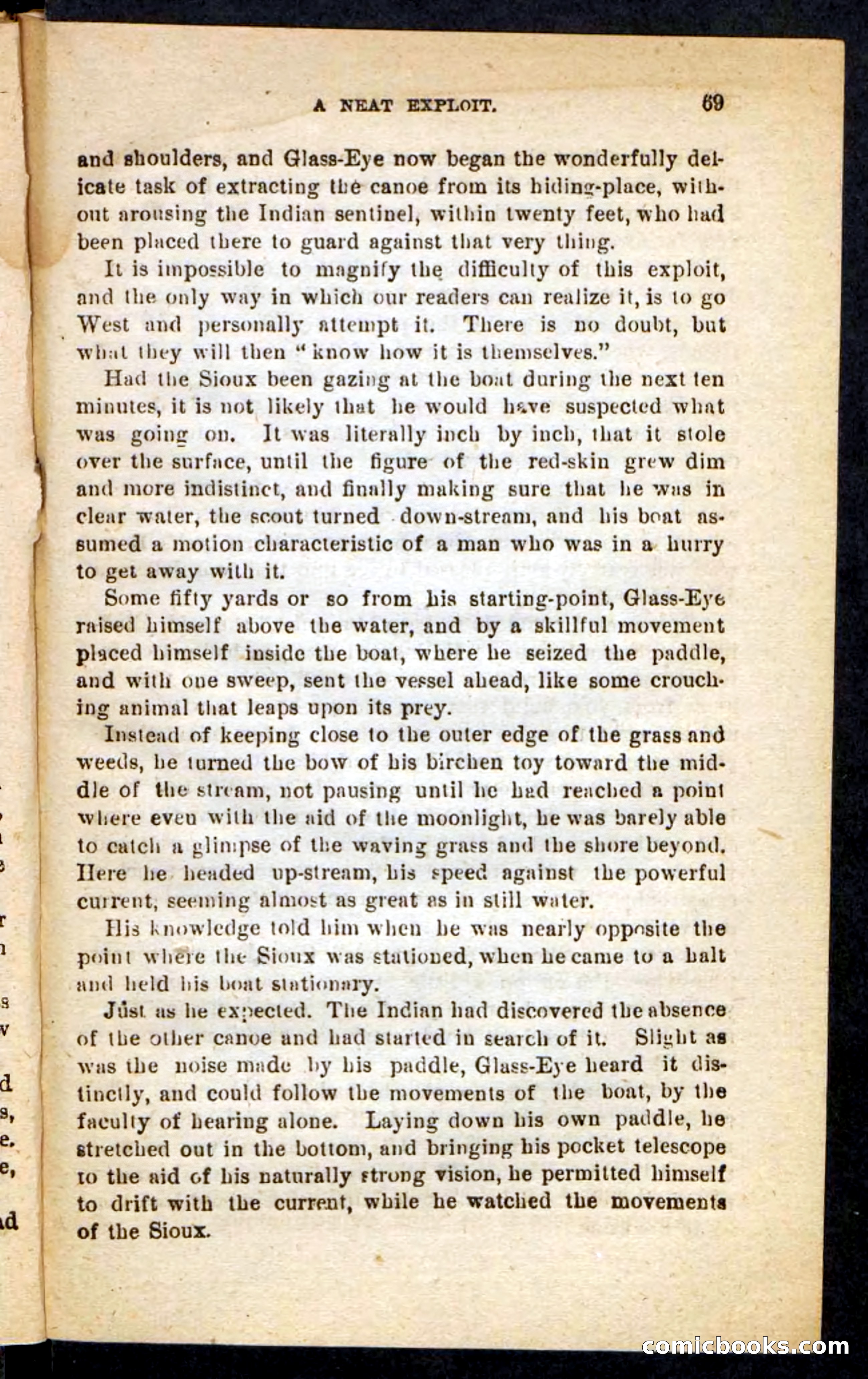 Beadle's Pocket Novels No. 196: Glass-Eye — page 65 of 100