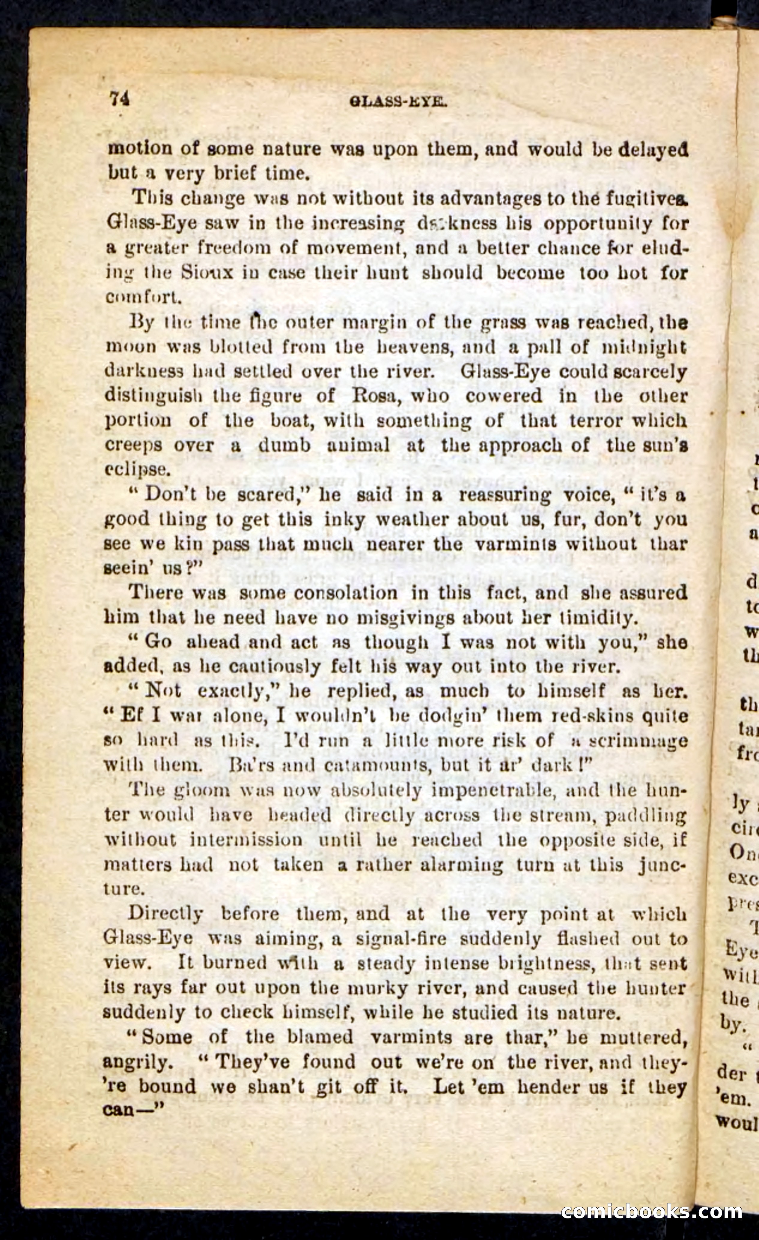 Beadle's Pocket Novels No. 196: Glass-Eye — page 70 of 100