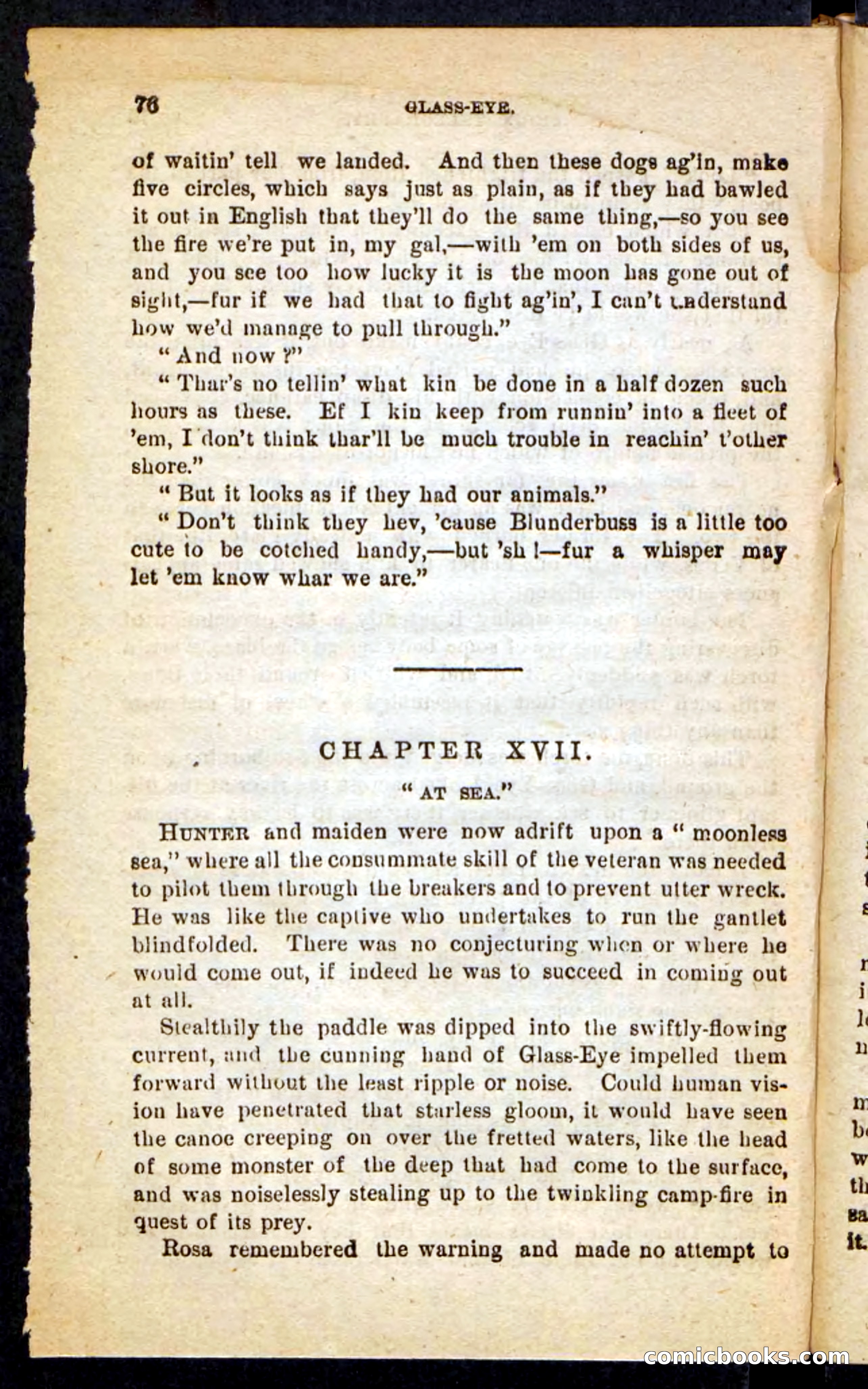 Beadle's Pocket Novels No. 196: Glass-Eye — page 72 of 100