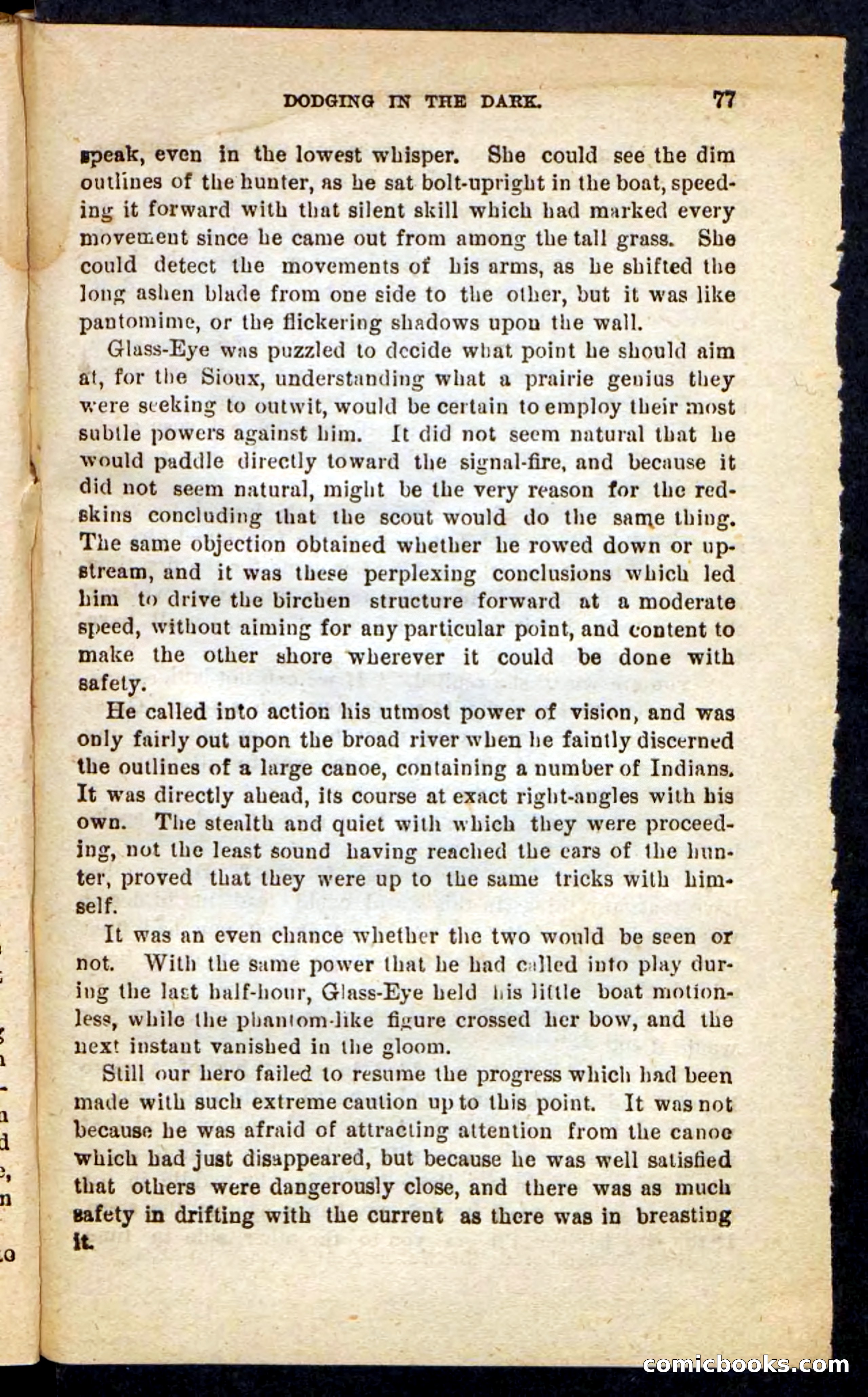 Beadle's Pocket Novels No. 196: Glass-Eye — page 73 of 100