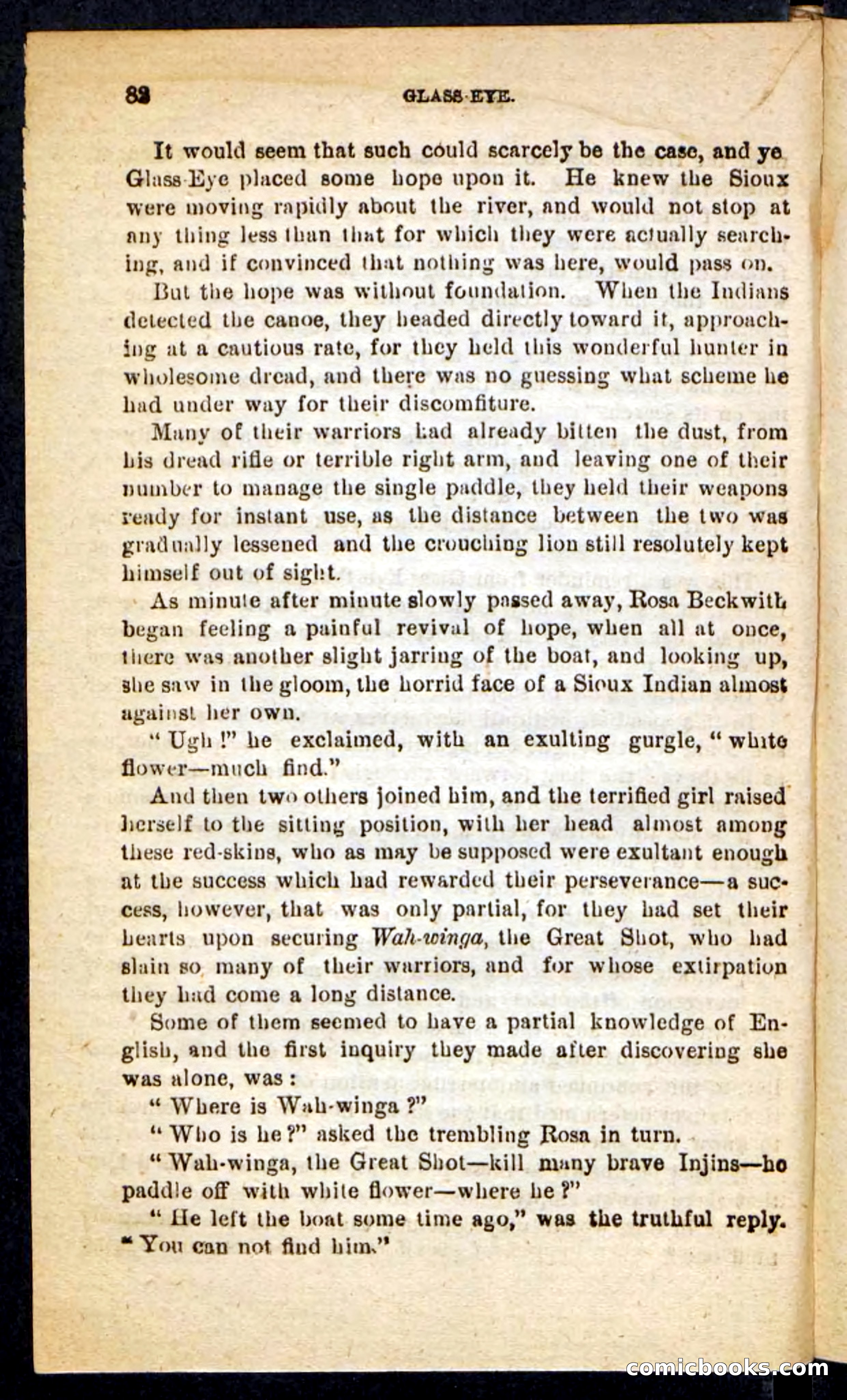 Beadle's Pocket Novels No. 196: Glass-Eye — page 78 of 100