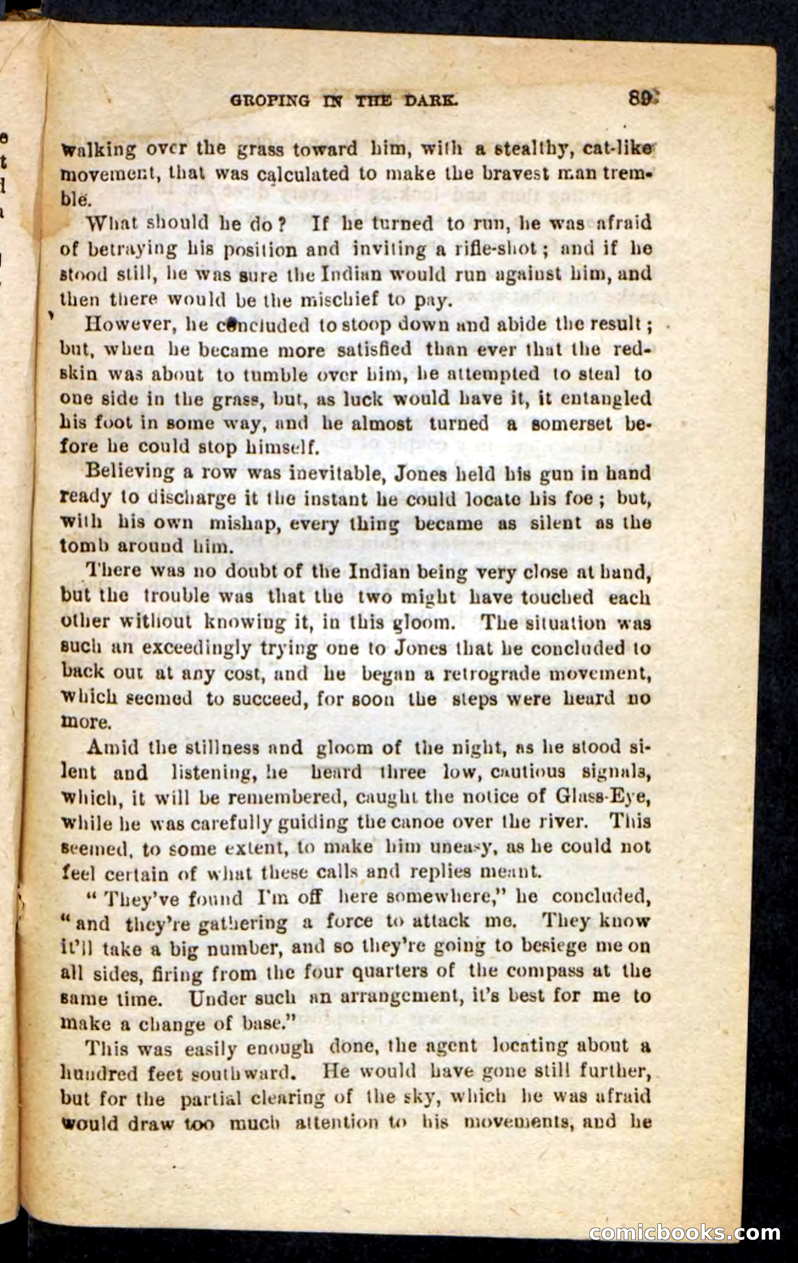 Beadle's Pocket Novels No. 196: Glass-Eye — page 85 of 100