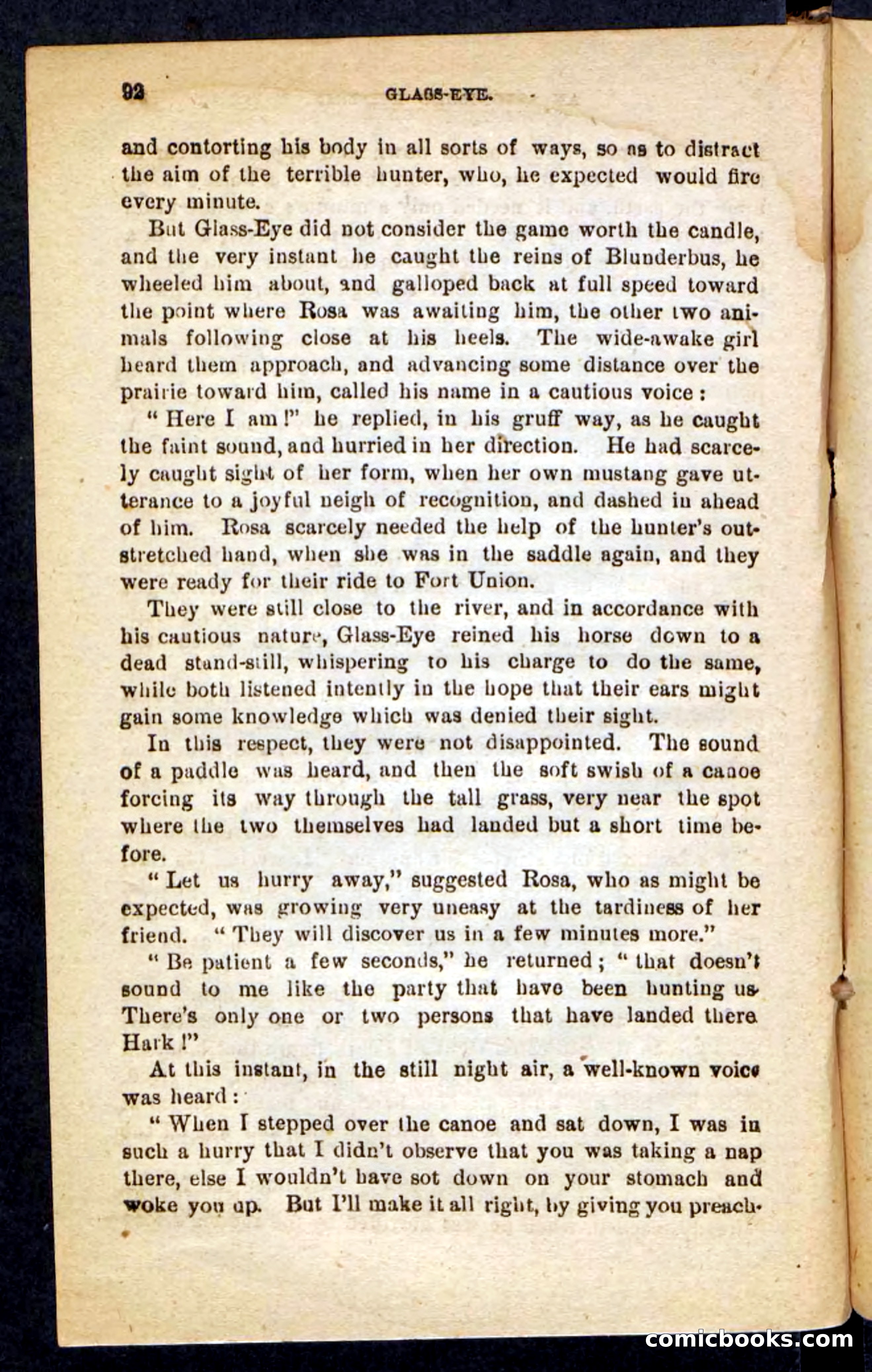 Beadle's Pocket Novels No. 196: Glass-Eye — page 88 of 100