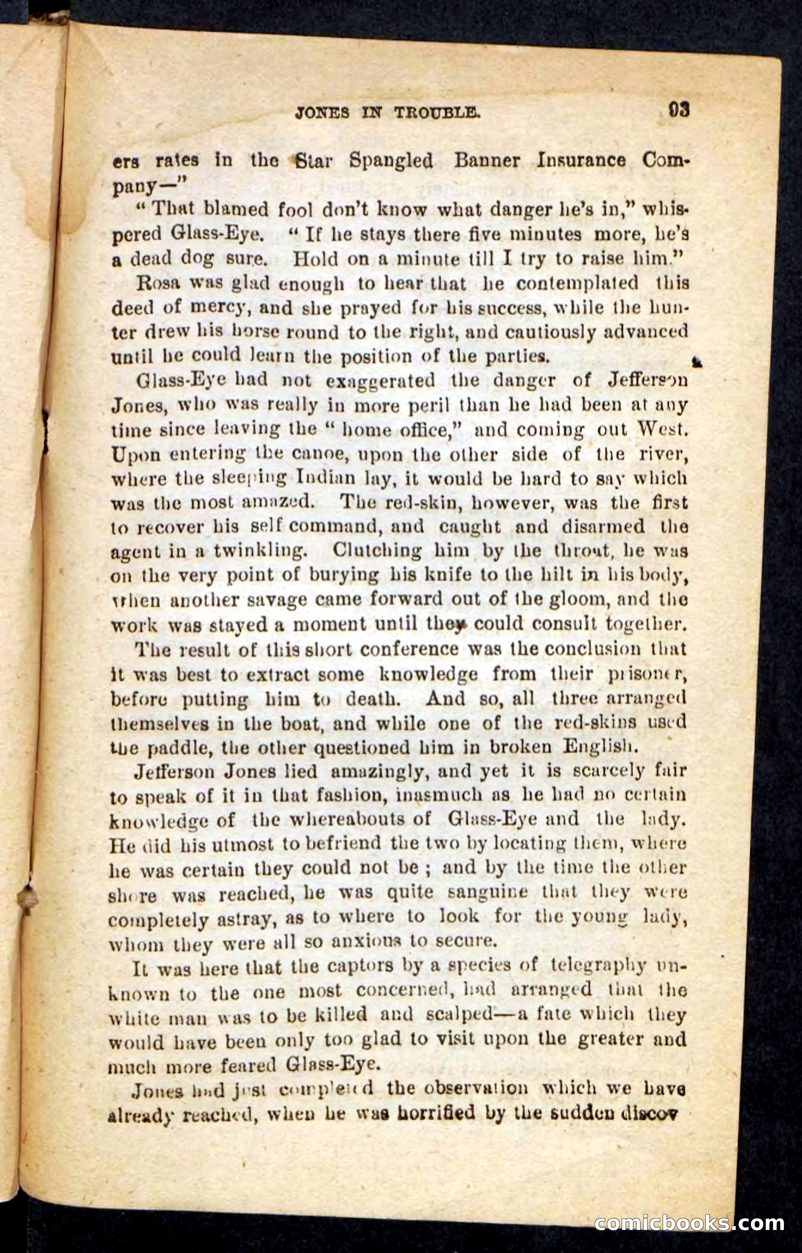 Beadle's Pocket Novels No. 196: Glass-Eye — page 89 of 100