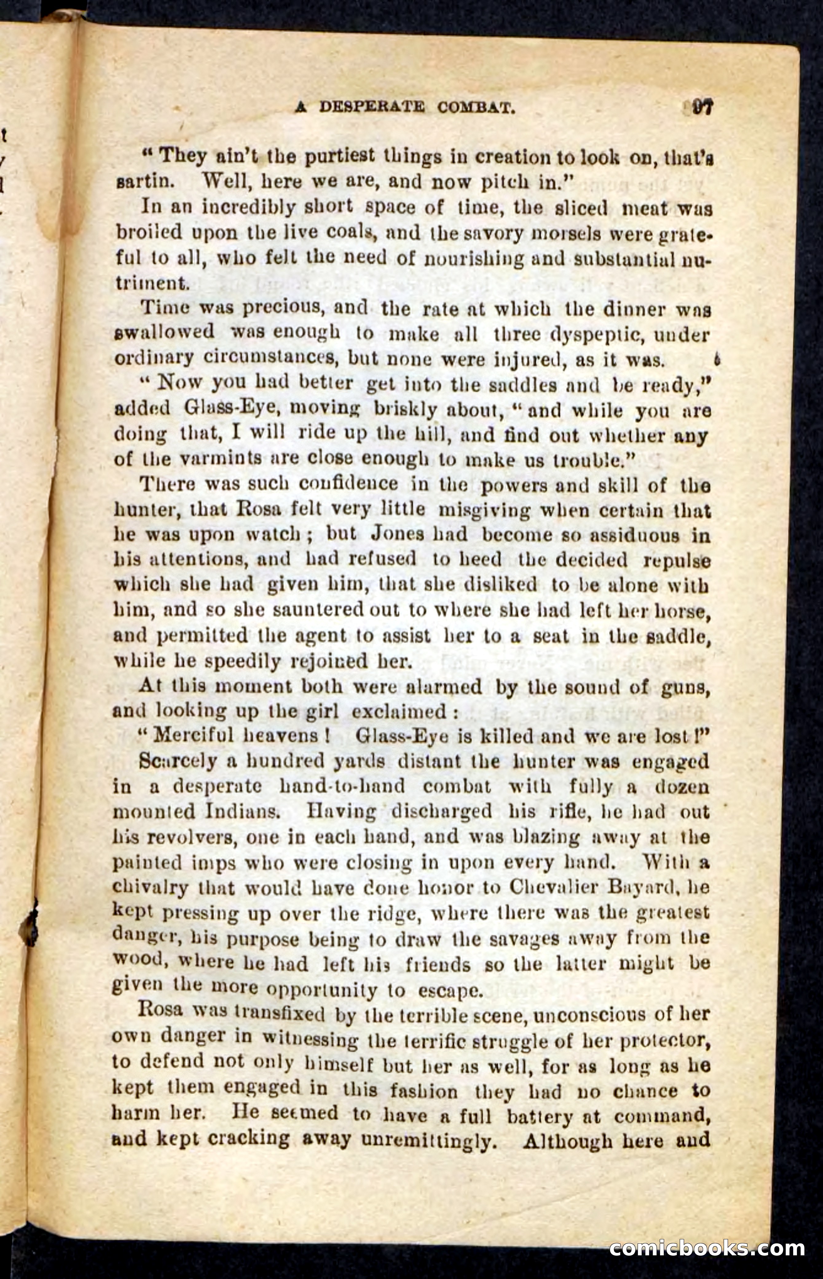 Beadle's Pocket Novels No. 196: Glass-Eye — page 93 of 100