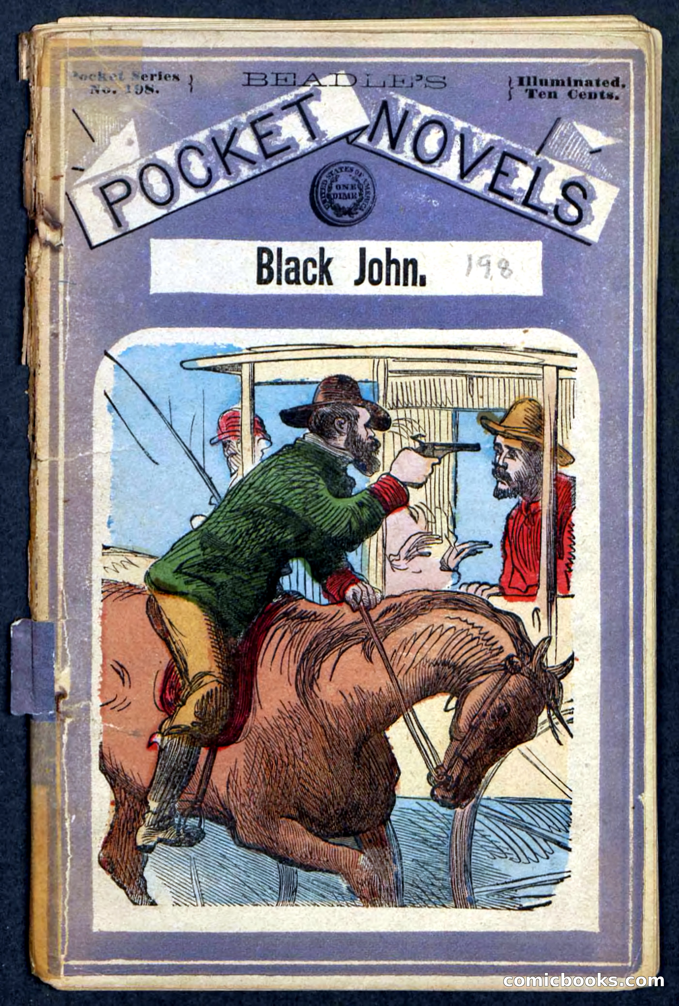 Beadle's Pocket Novels No. 198: Black John — page 1 of 100