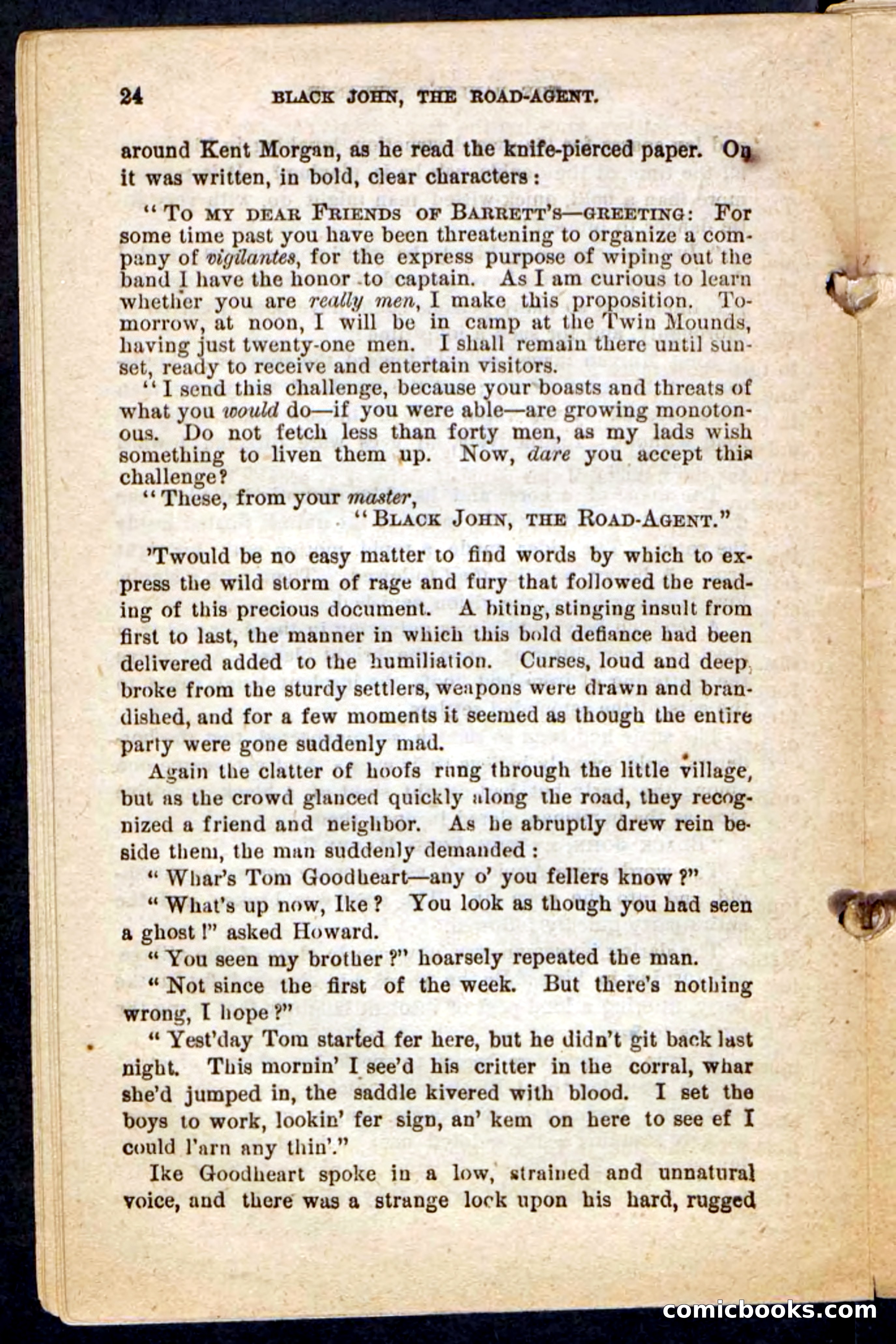 Beadle's Pocket Novels No. 198: Black John — page 20 of 100