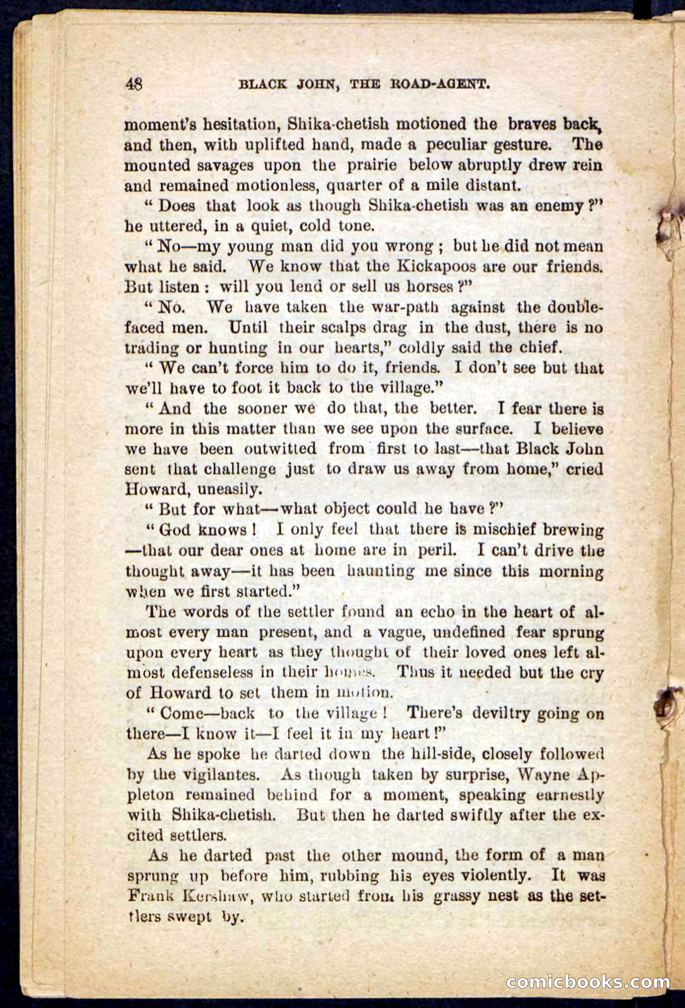 Beadle's Pocket Novels No. 198: Black John — page 44 of 100