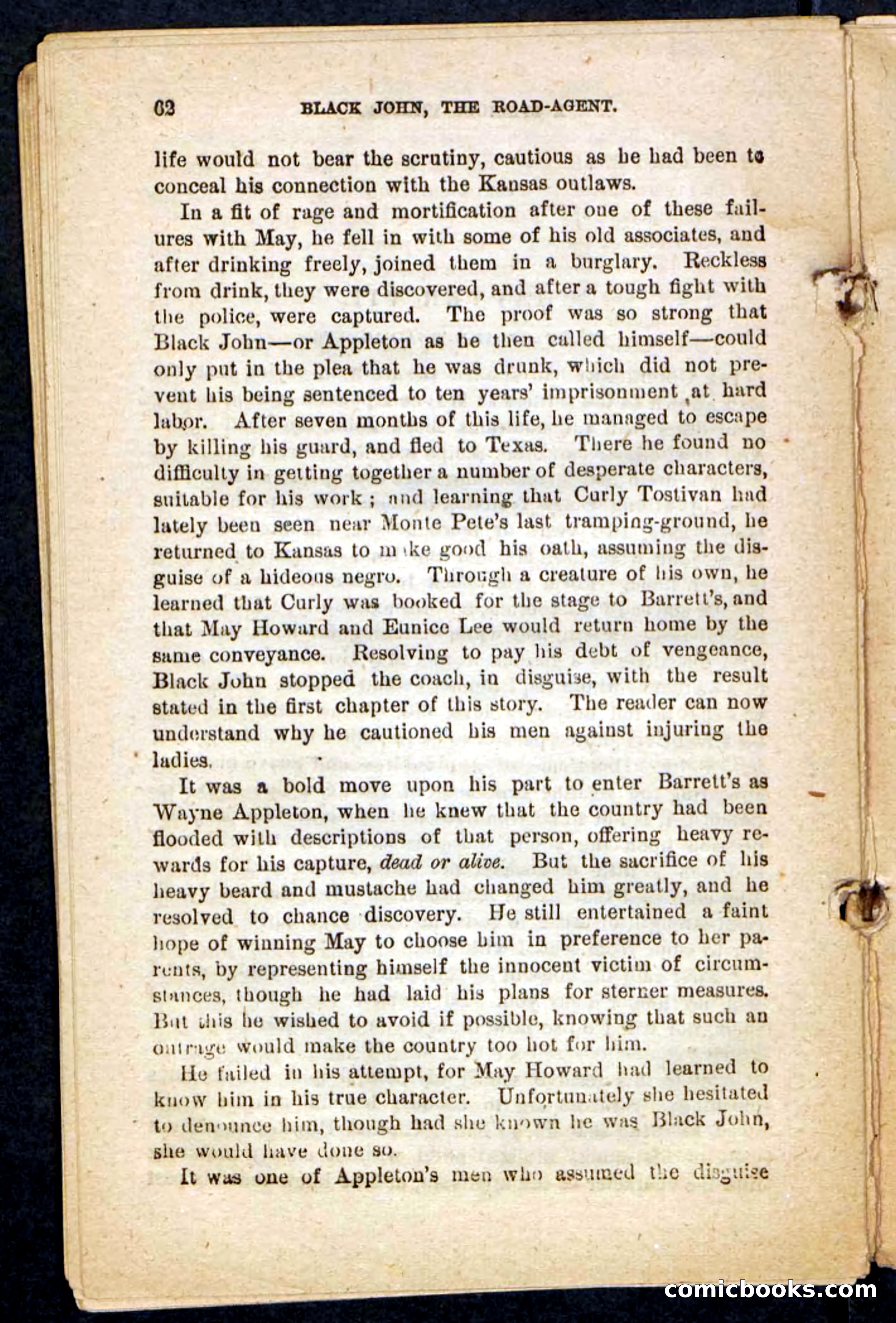 Beadle's Pocket Novels No. 198: Black John — page 58 of 100