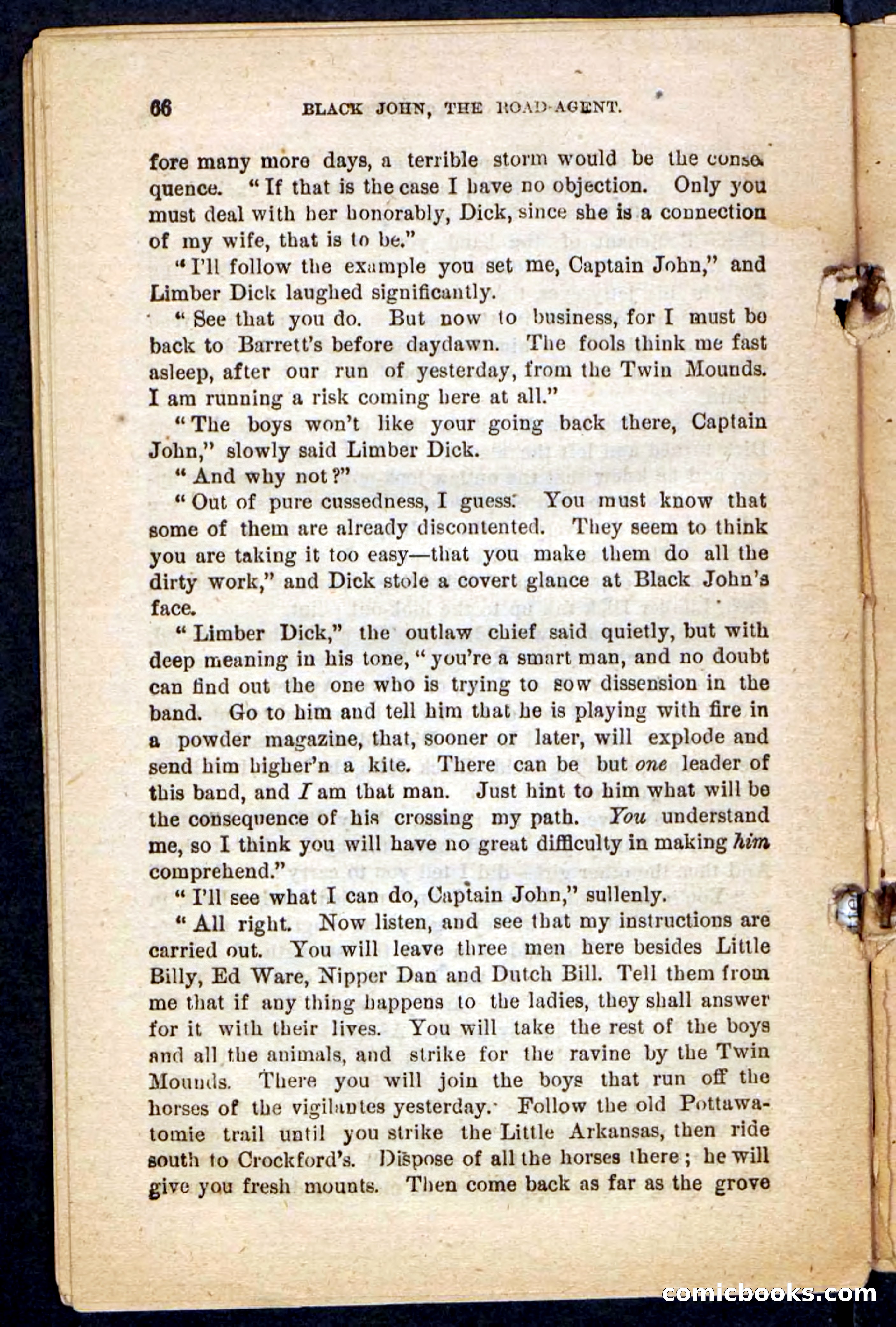 Beadle's Pocket Novels No. 198: Black John — page 62 of 100