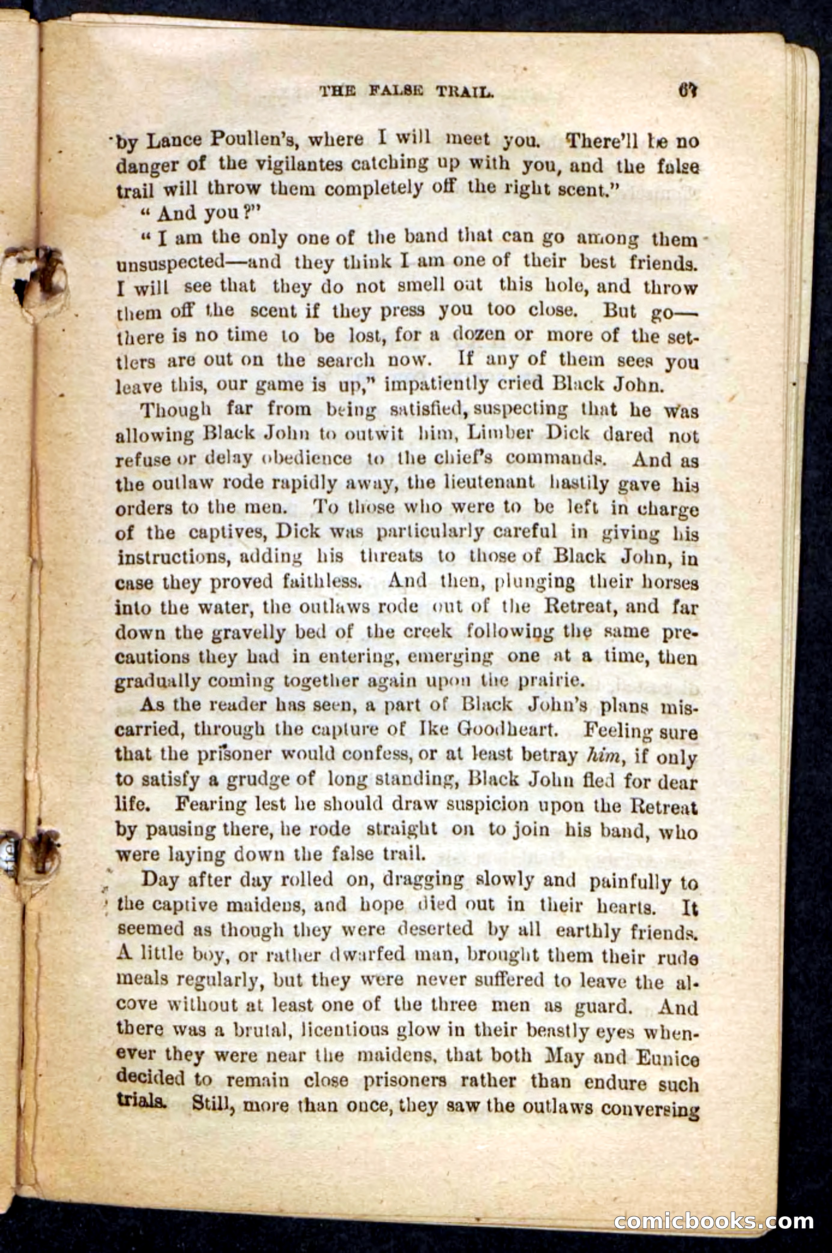 Beadle's Pocket Novels No. 198: Black John — page 63 of 100