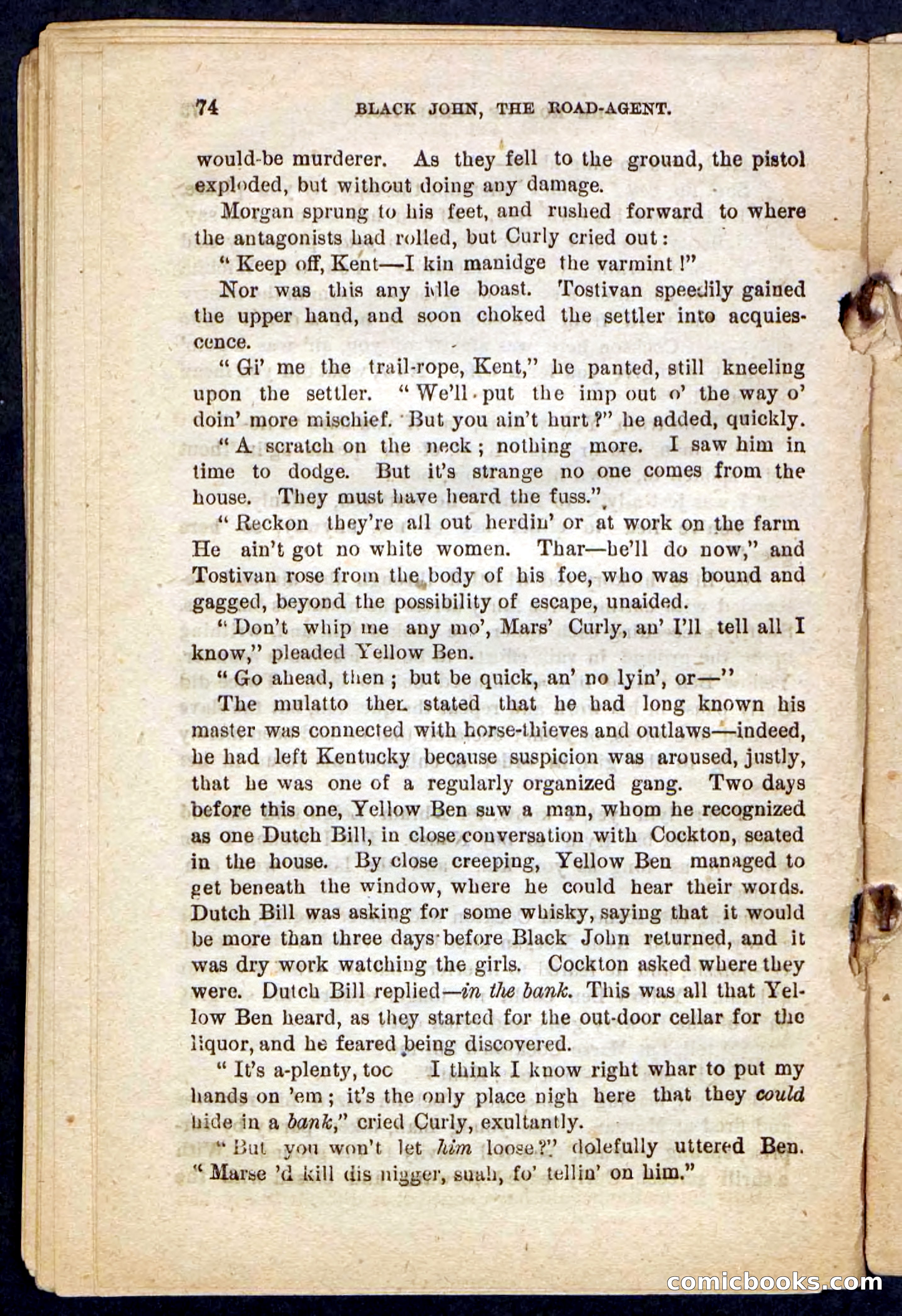 Beadle's Pocket Novels No. 198: Black John — page 70 of 100