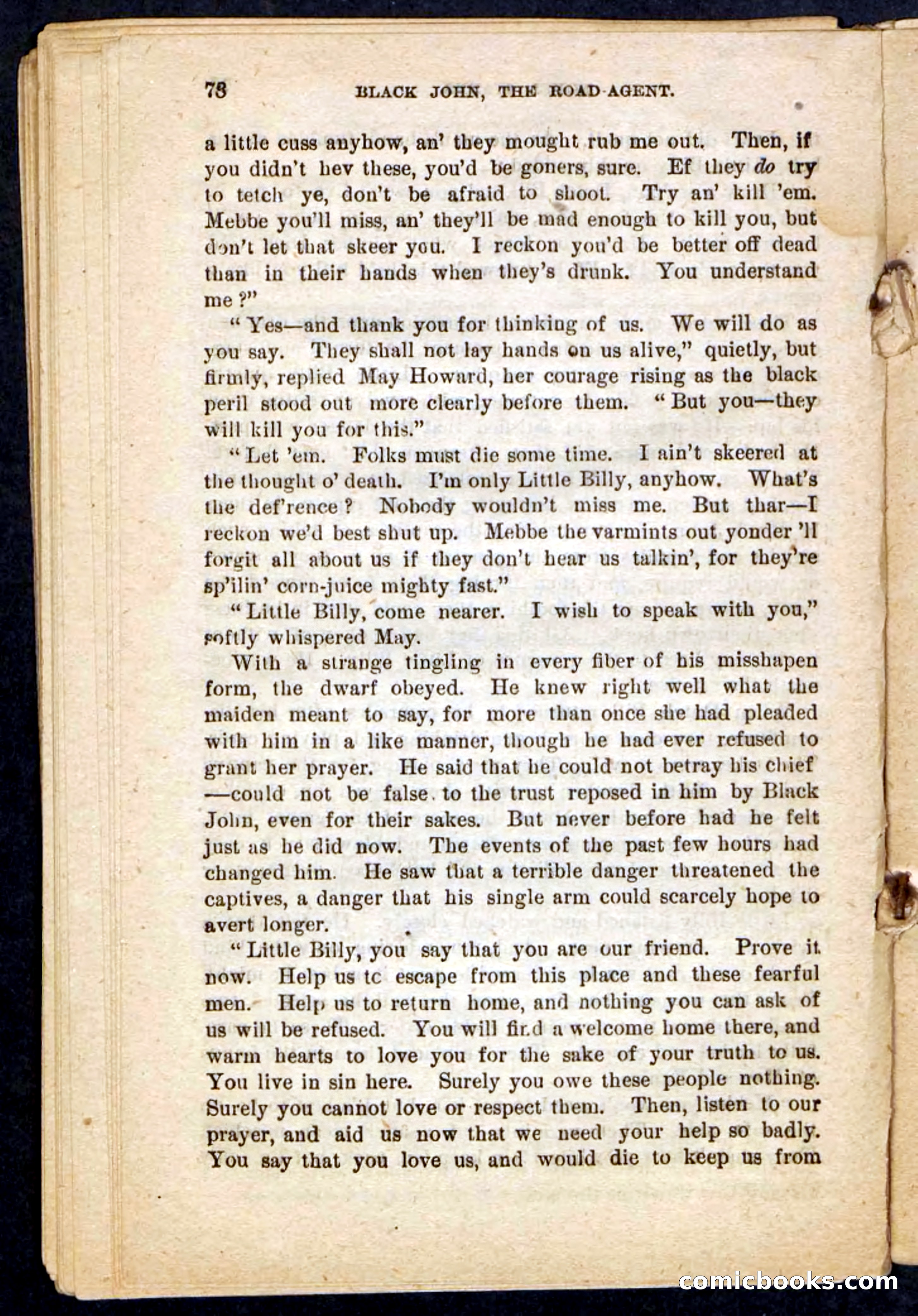 Beadle's Pocket Novels No. 198: Black John — page 74 of 100