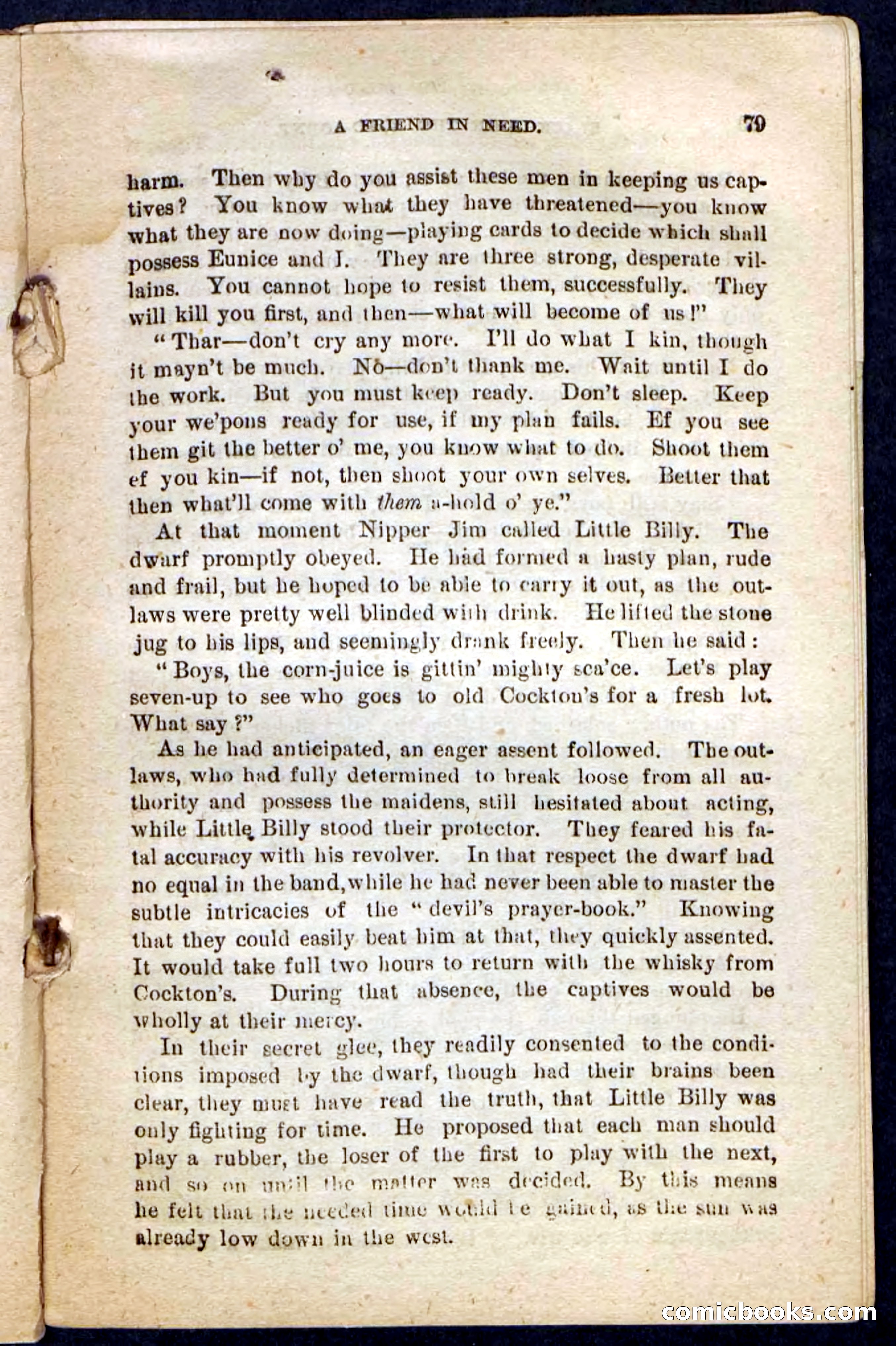 Beadle's Pocket Novels No. 198: Black John — page 75 of 100