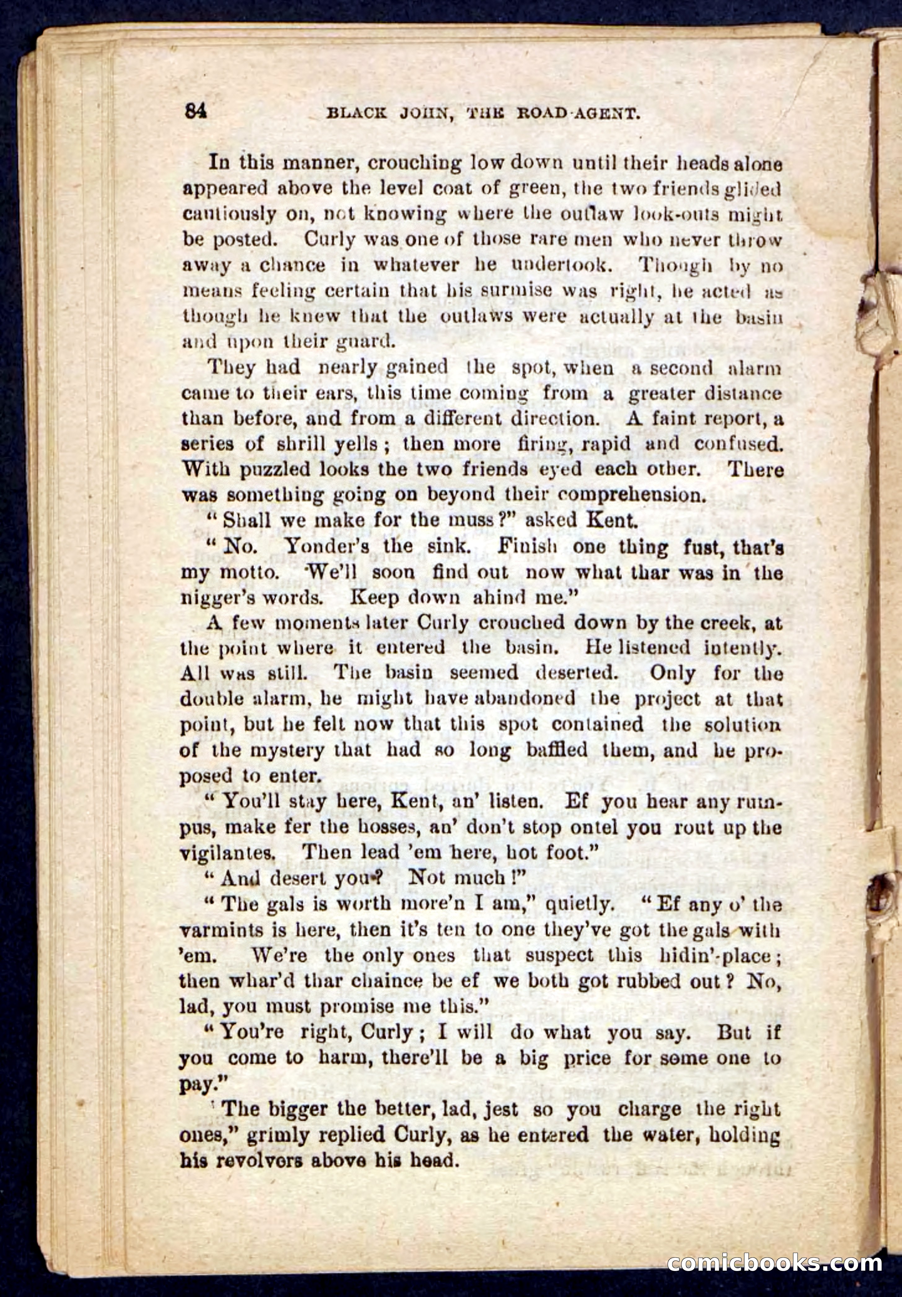 Beadle's Pocket Novels No. 198: Black John — page 80 of 100