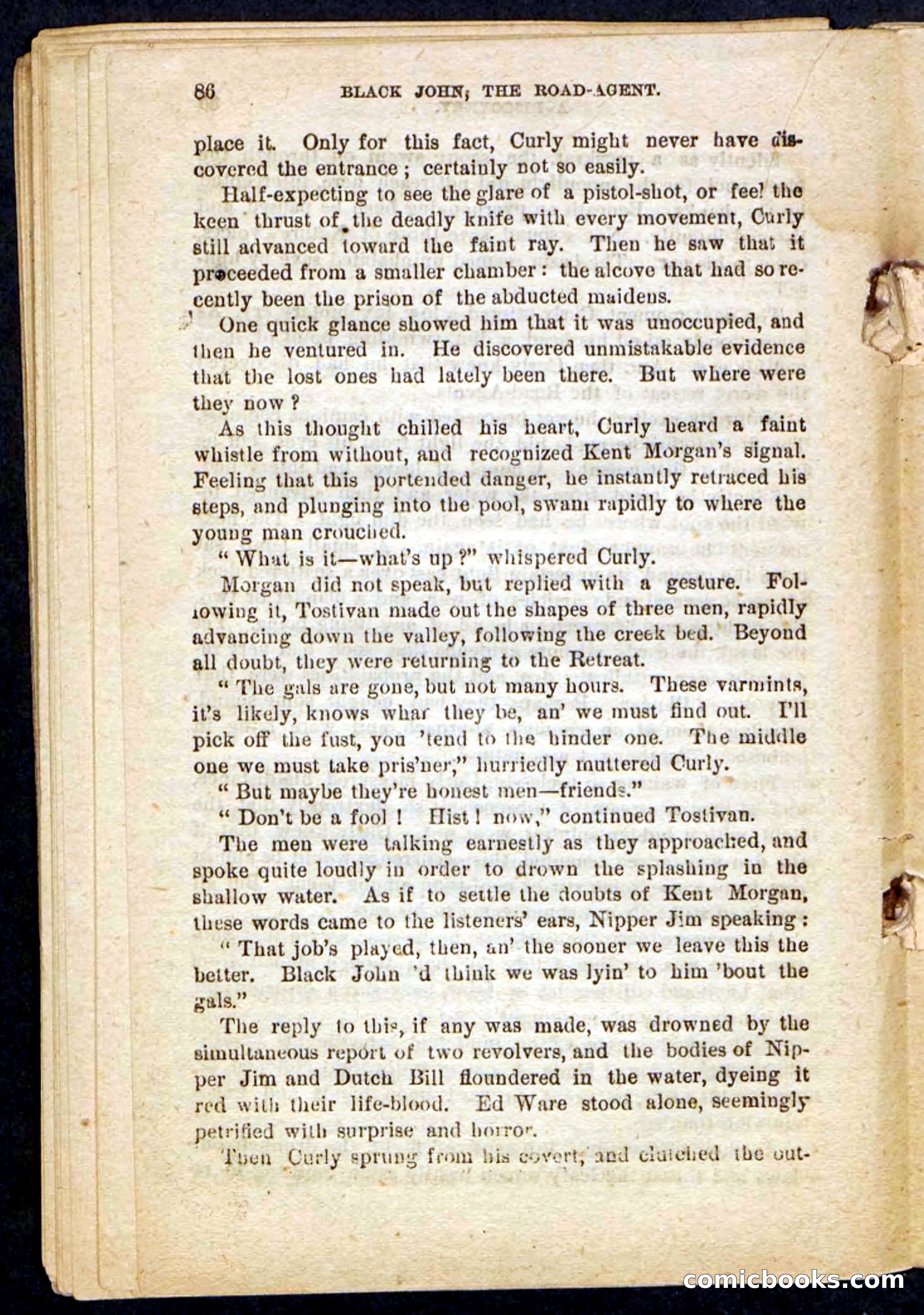 Beadle's Pocket Novels No. 198: Black John — page 82 of 100