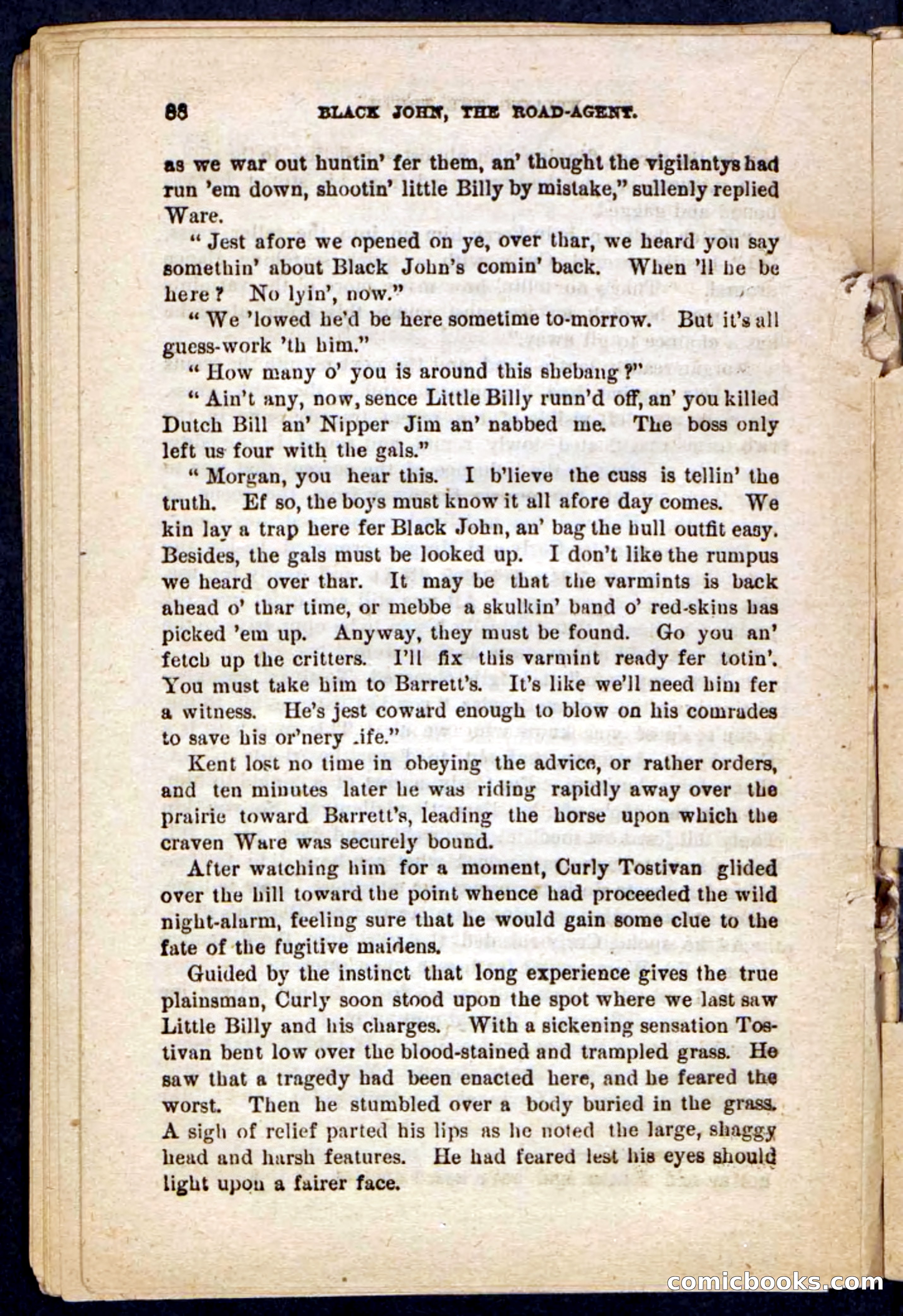 Beadle's Pocket Novels No. 198: Black John — page 84 of 100