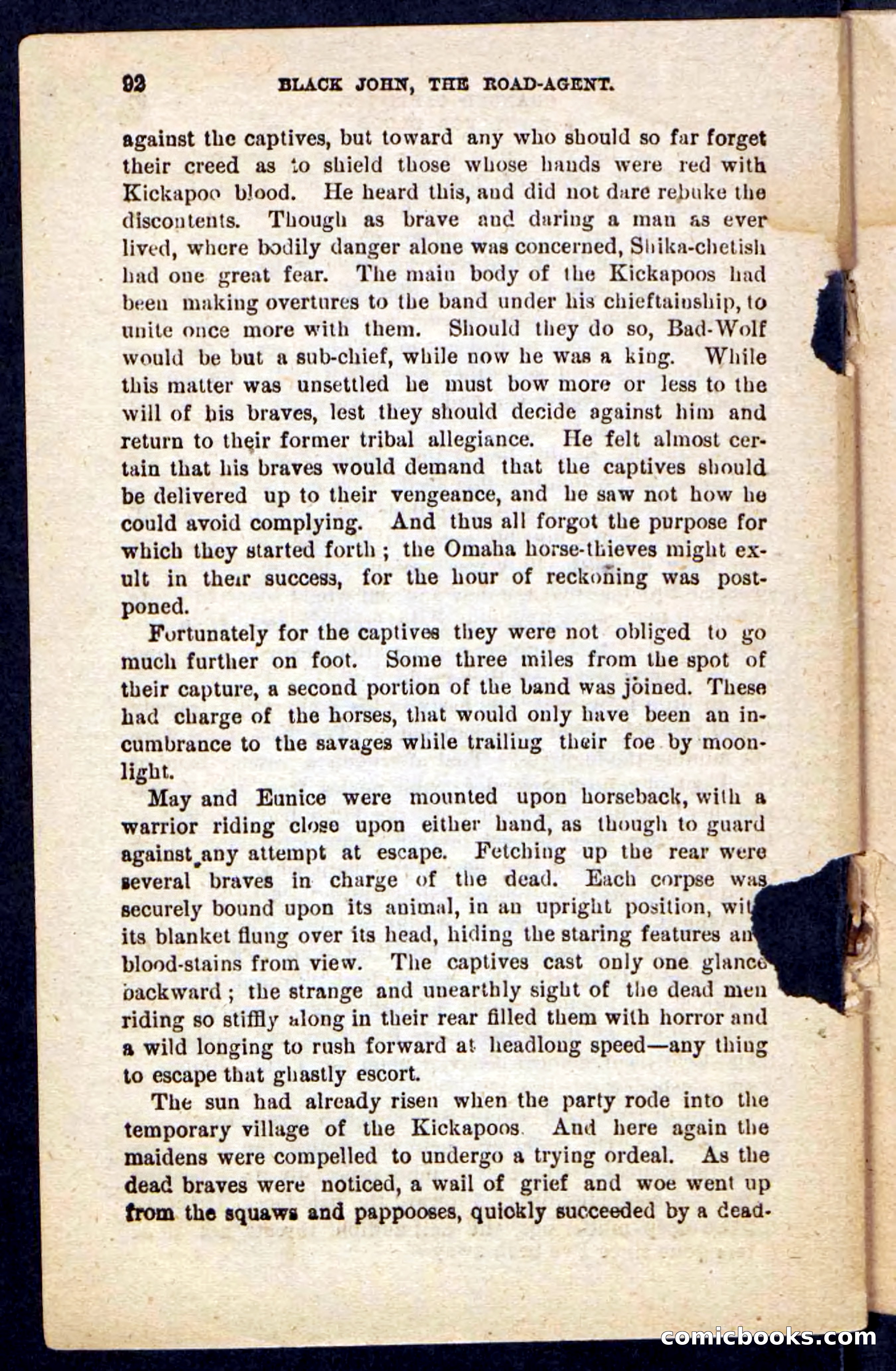 Beadle's Pocket Novels No. 198: Black John — page 88 of 100