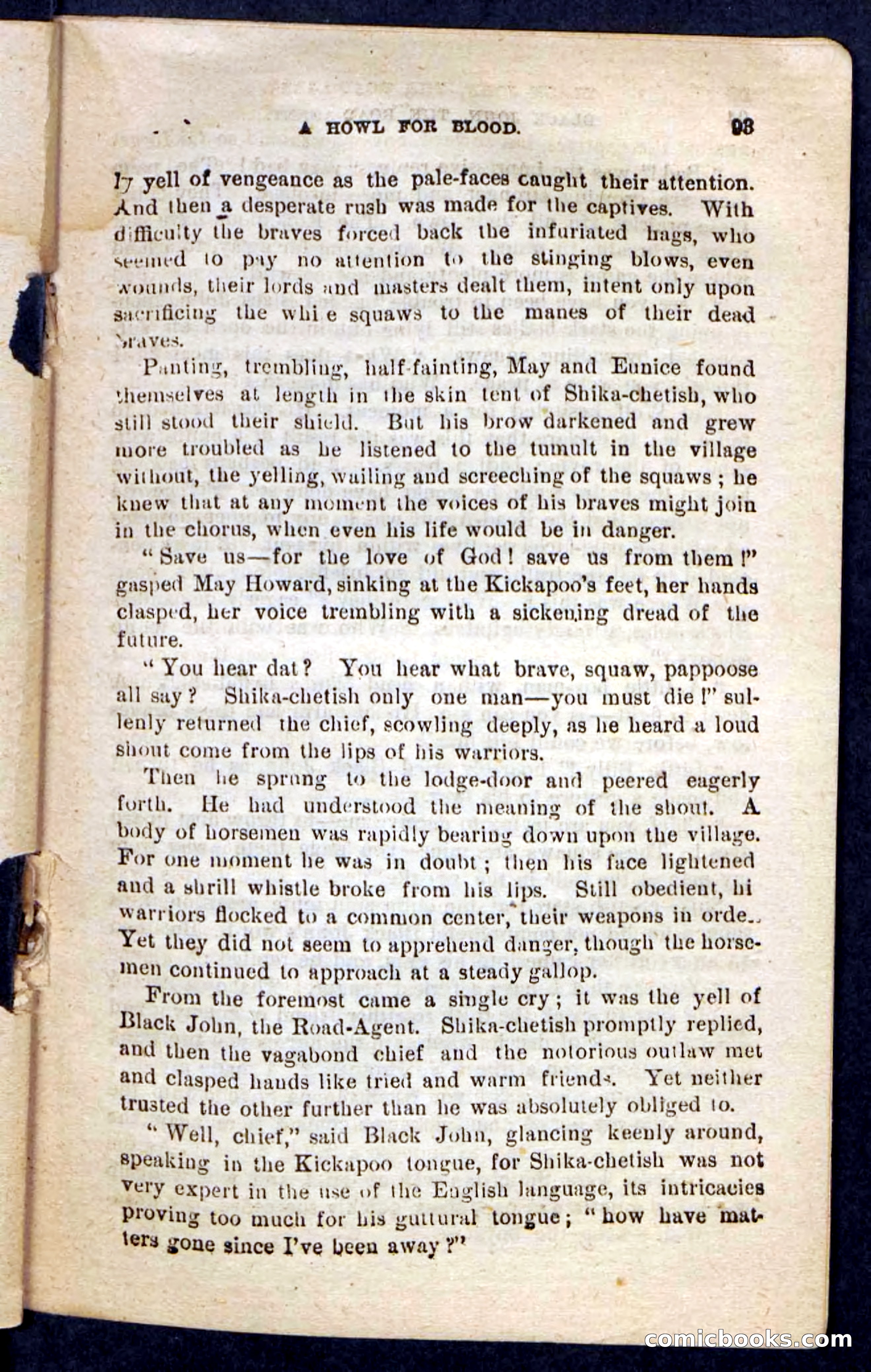 Beadle's Pocket Novels No. 198: Black John — page 89 of 100