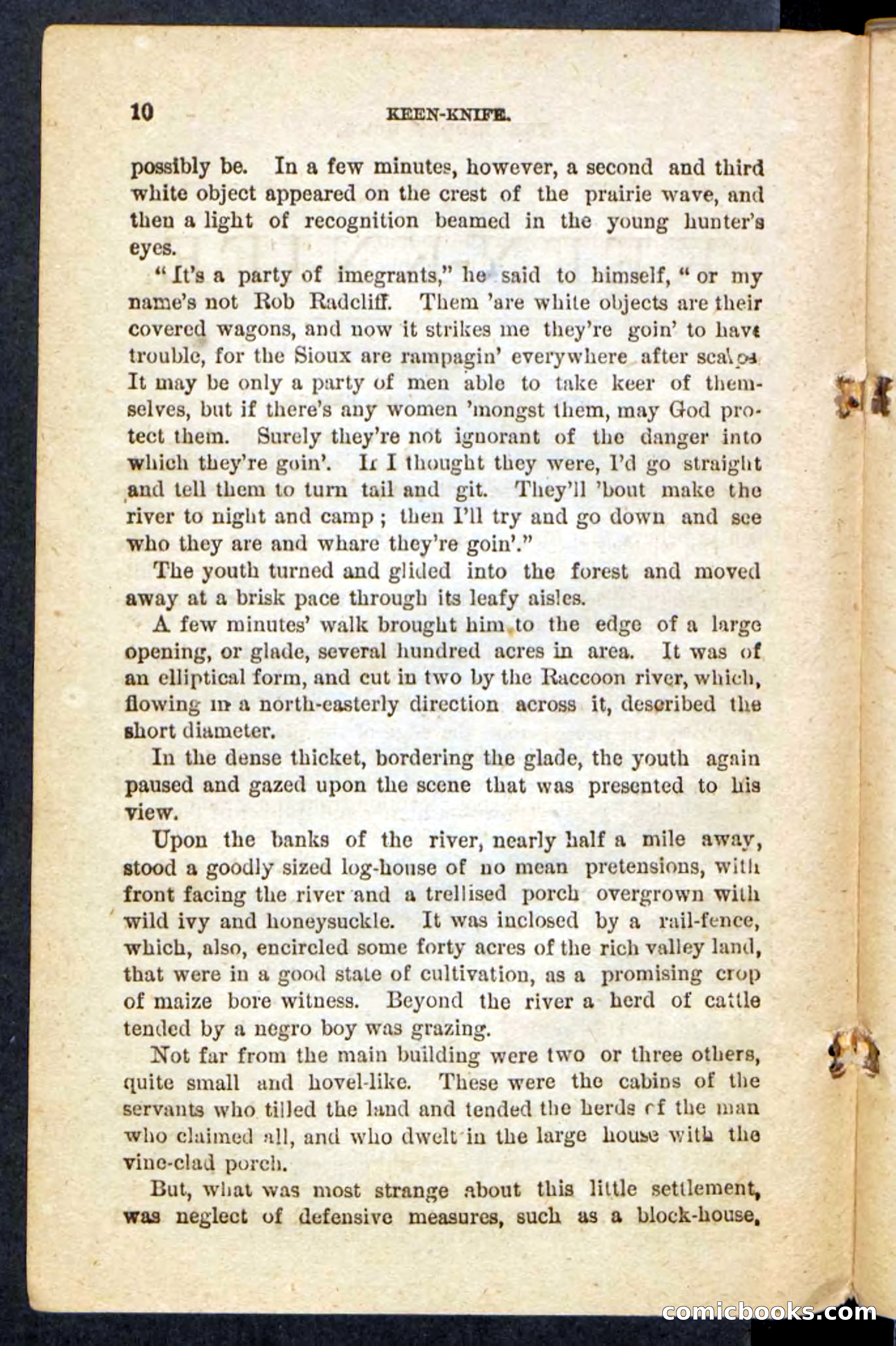 Beadle's Pocket Novels No. 199: Keen-Knife — page 6 of 100