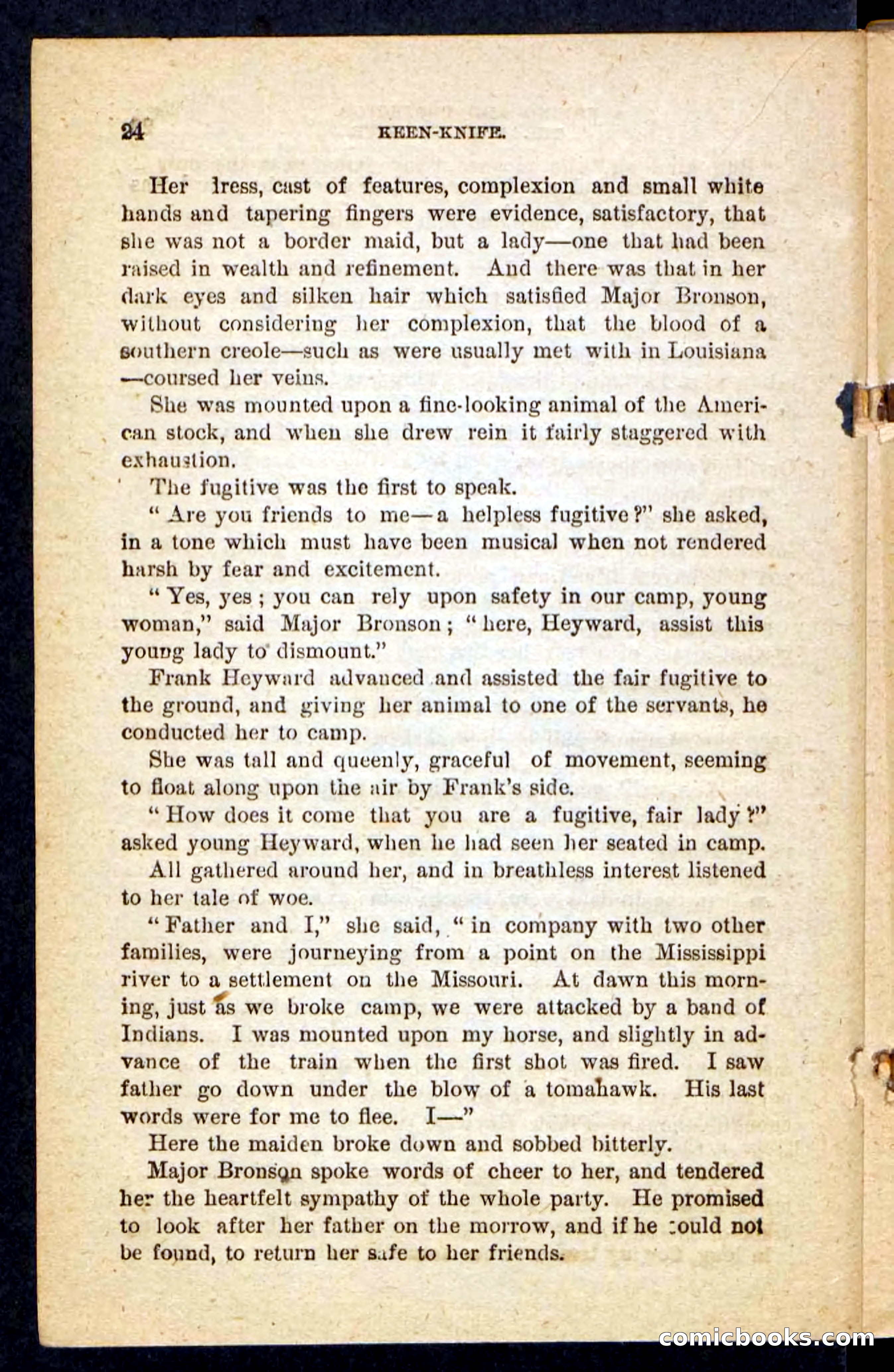 Beadle's Pocket Novels No. 199: Keen-Knife — page 20 of 100
