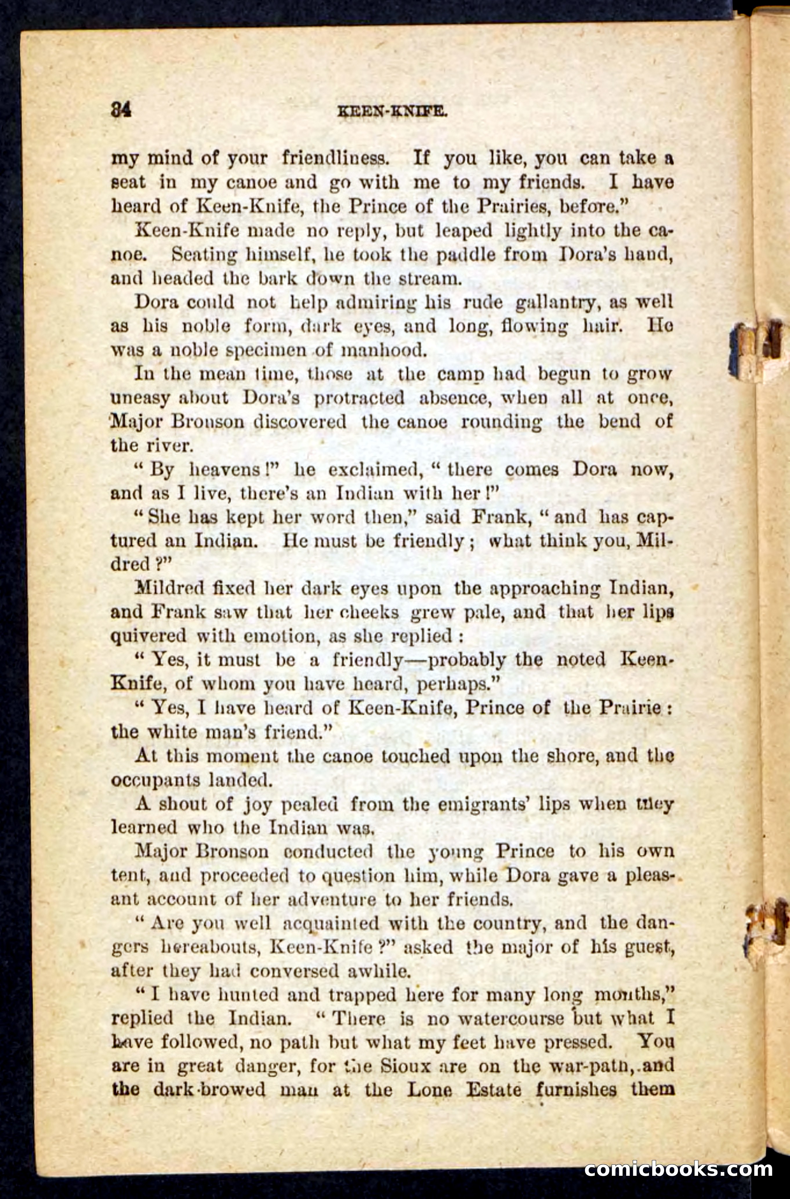 Beadle's Pocket Novels No. 199: Keen-Knife — page 30 of 100