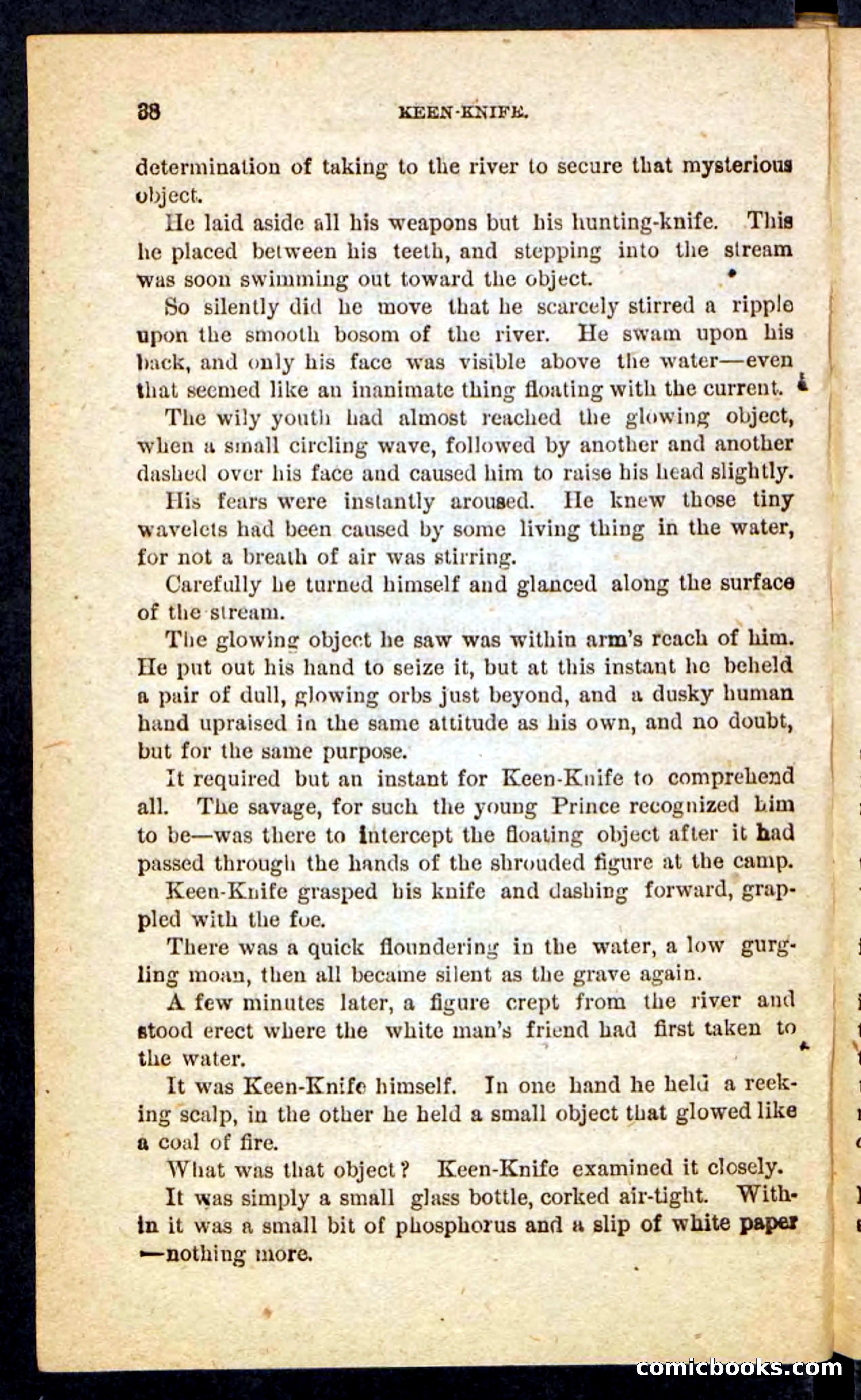 Beadle's Pocket Novels No. 199: Keen-Knife — page 34 of 100