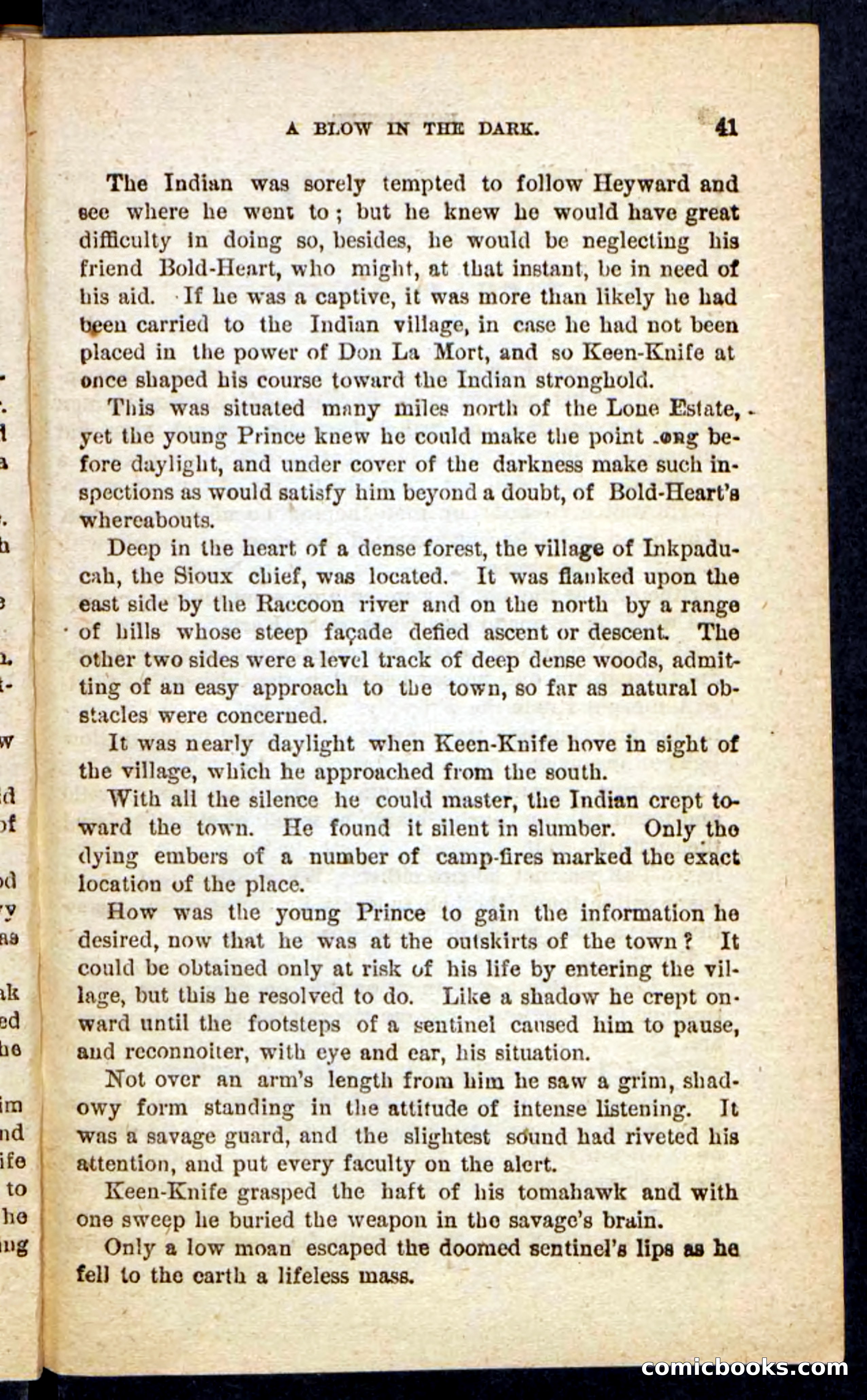 Beadle's Pocket Novels No. 199: Keen-Knife — page 37 of 100