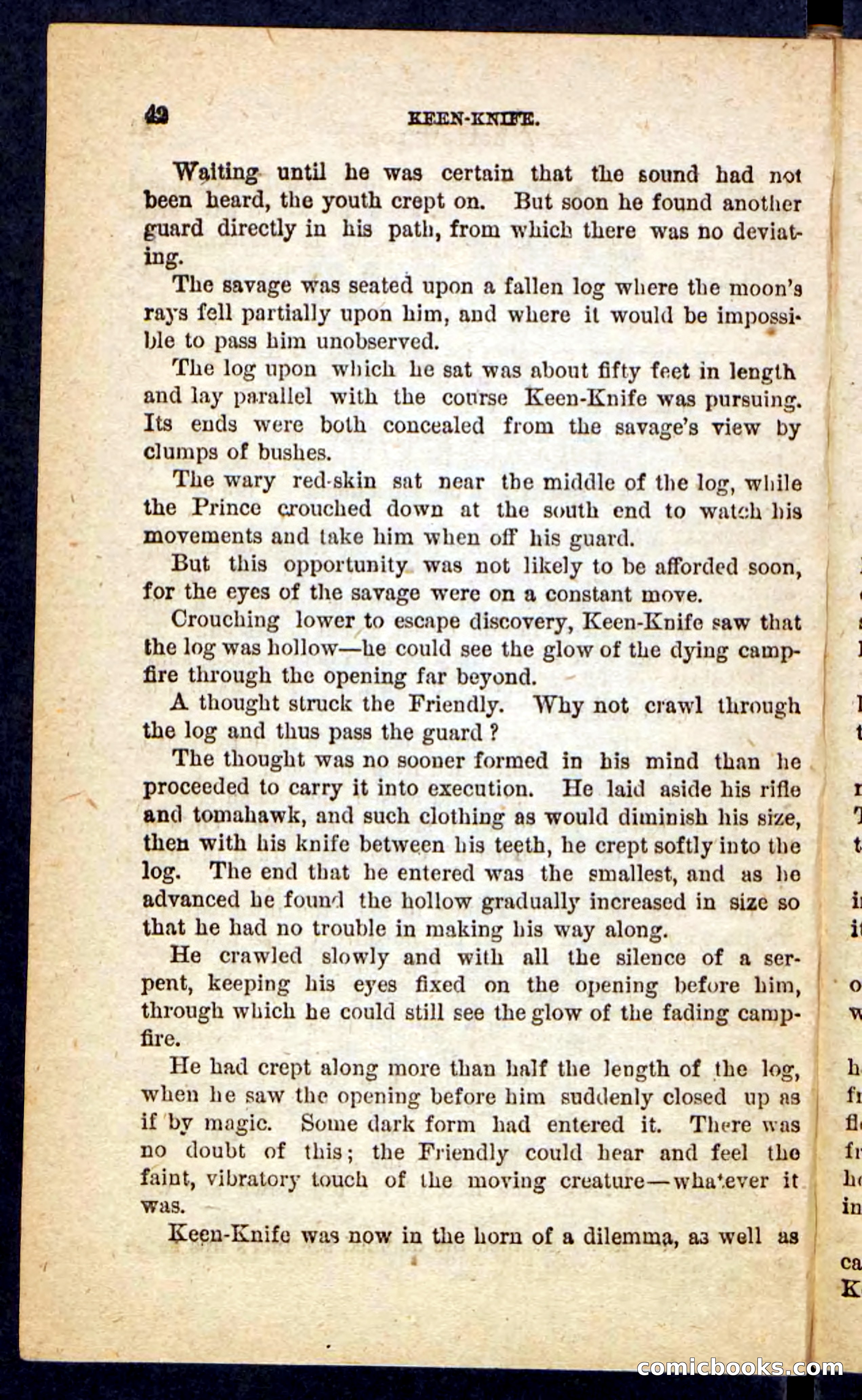 Beadle's Pocket Novels No. 199: Keen-Knife — page 38 of 100