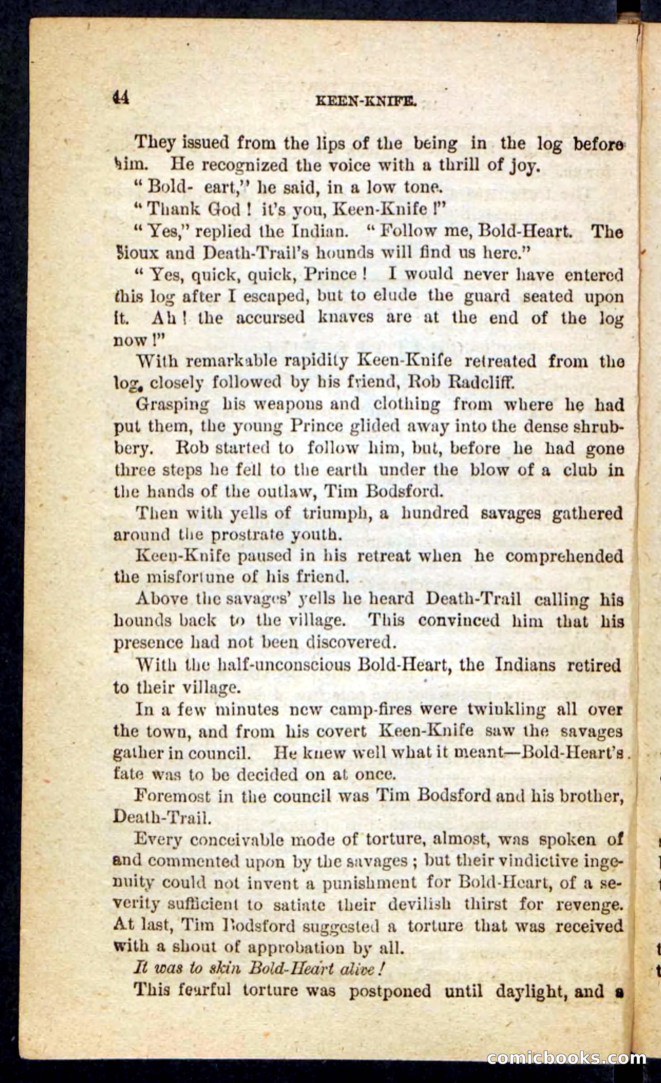 Beadle's Pocket Novels No. 199: Keen-Knife — page 40 of 100