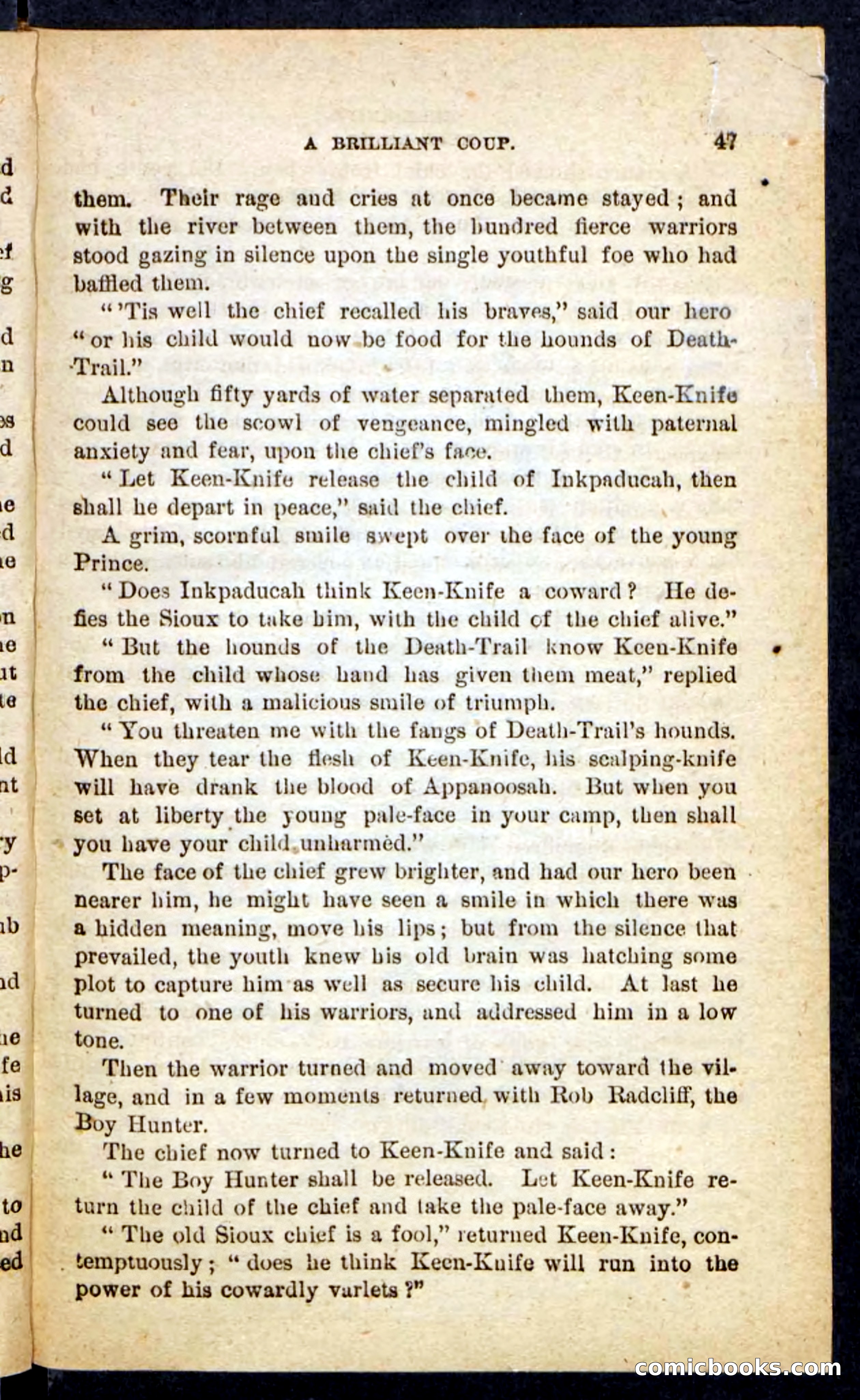 Beadle's Pocket Novels No. 199: Keen-Knife — page 43 of 100