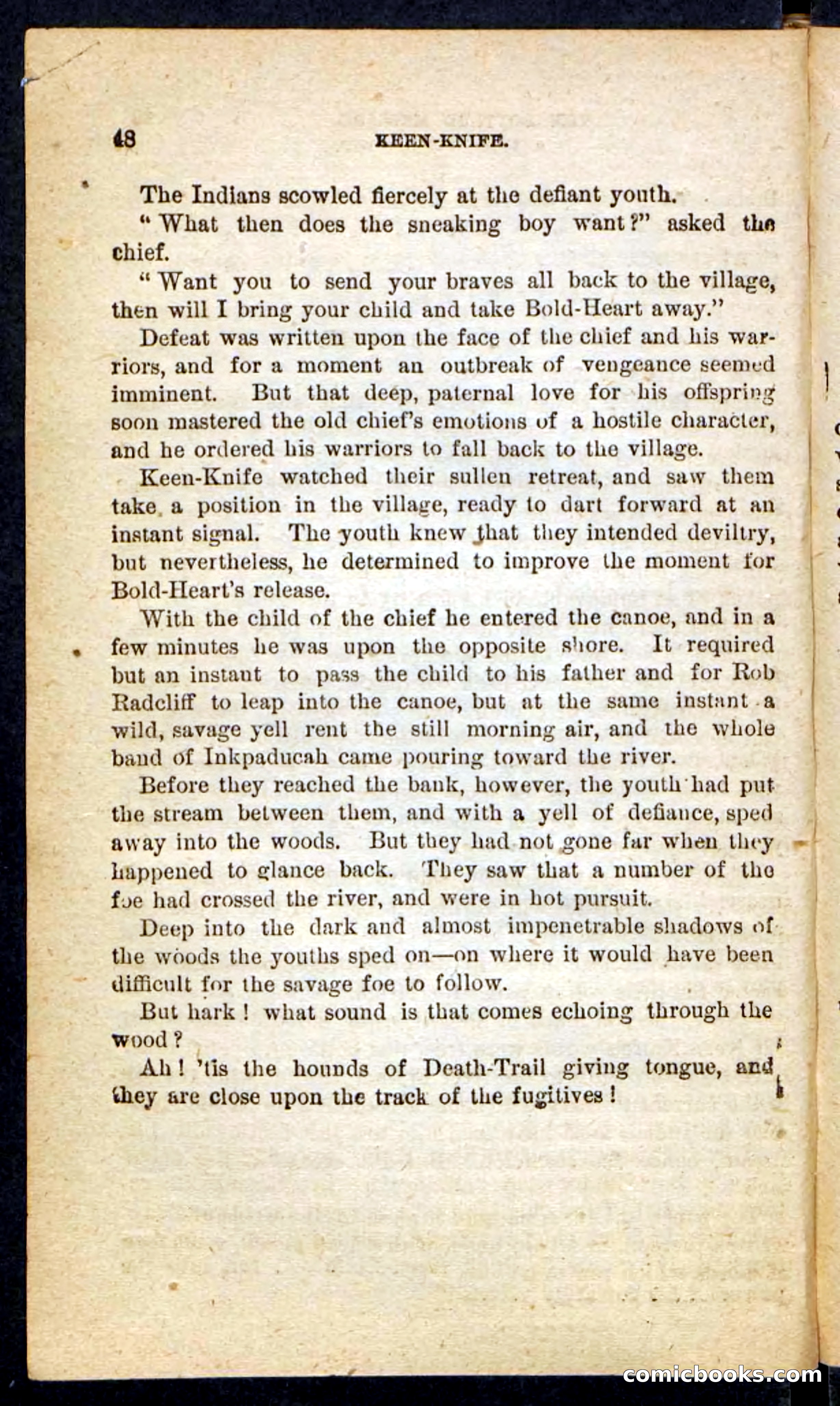 Beadle's Pocket Novels No. 199: Keen-Knife — page 44 of 100
