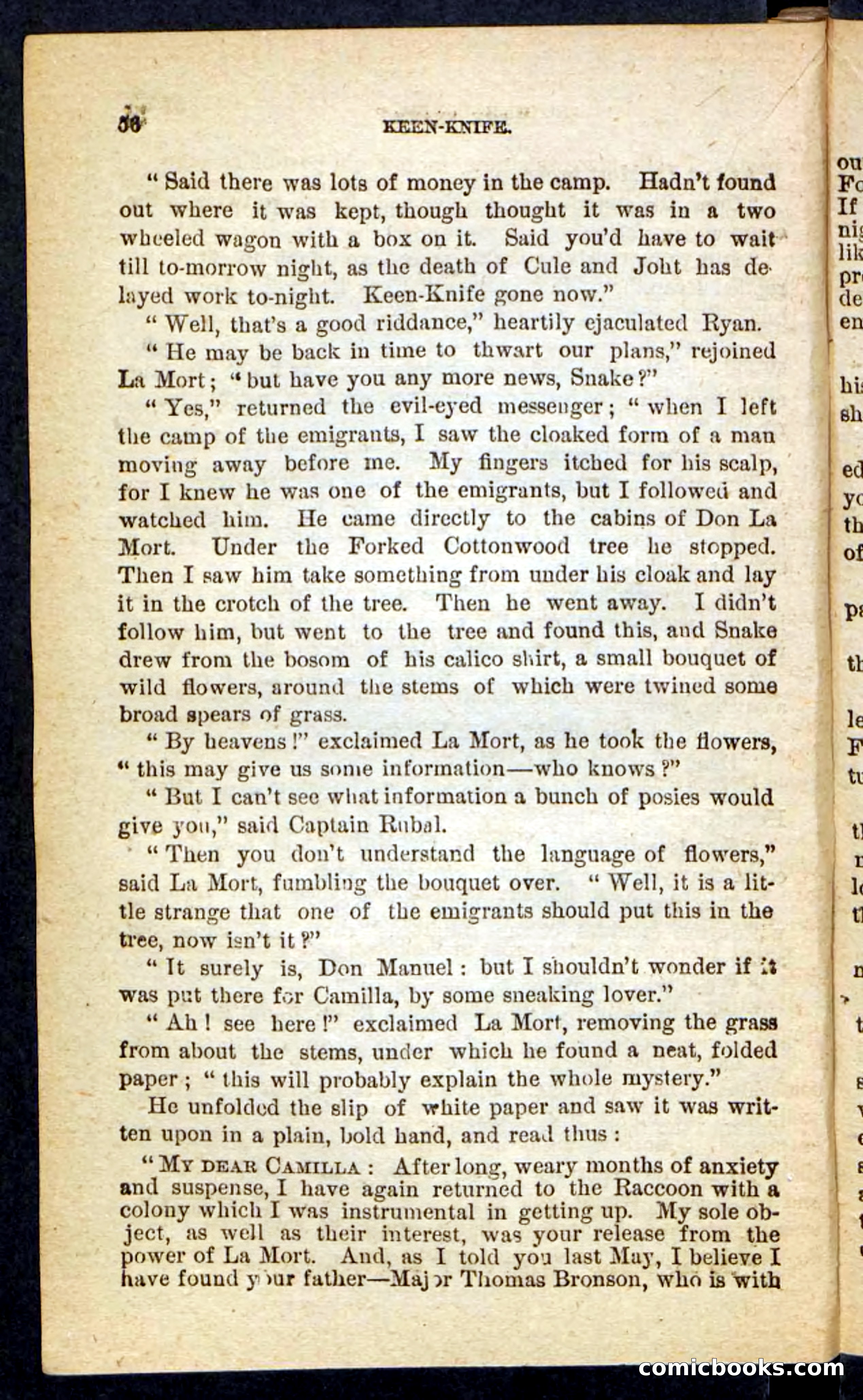 Beadle's Pocket Novels No. 199: Keen-Knife — page 52 of 100