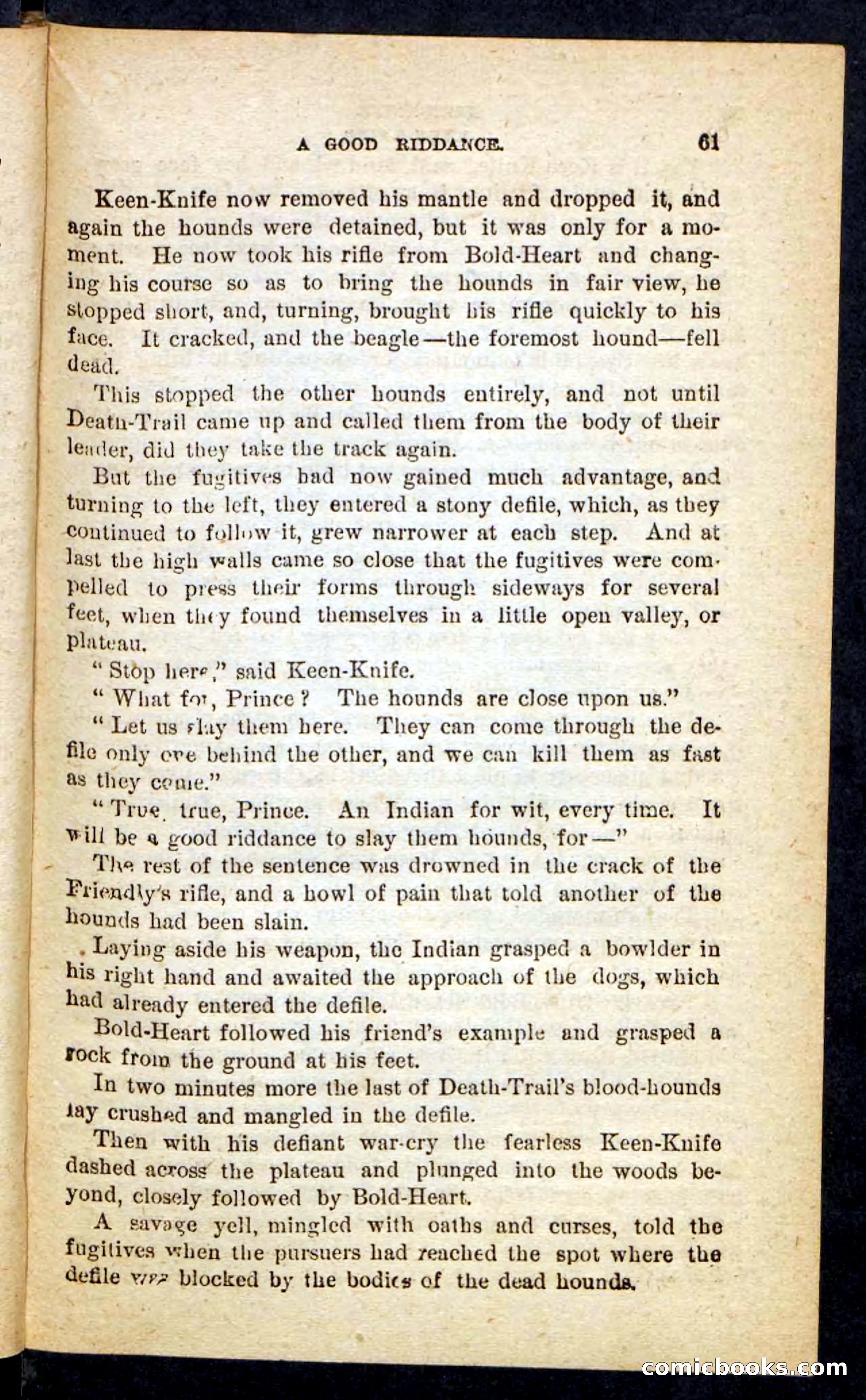 Beadle's Pocket Novels No. 199: Keen-Knife — page 57 of 100
