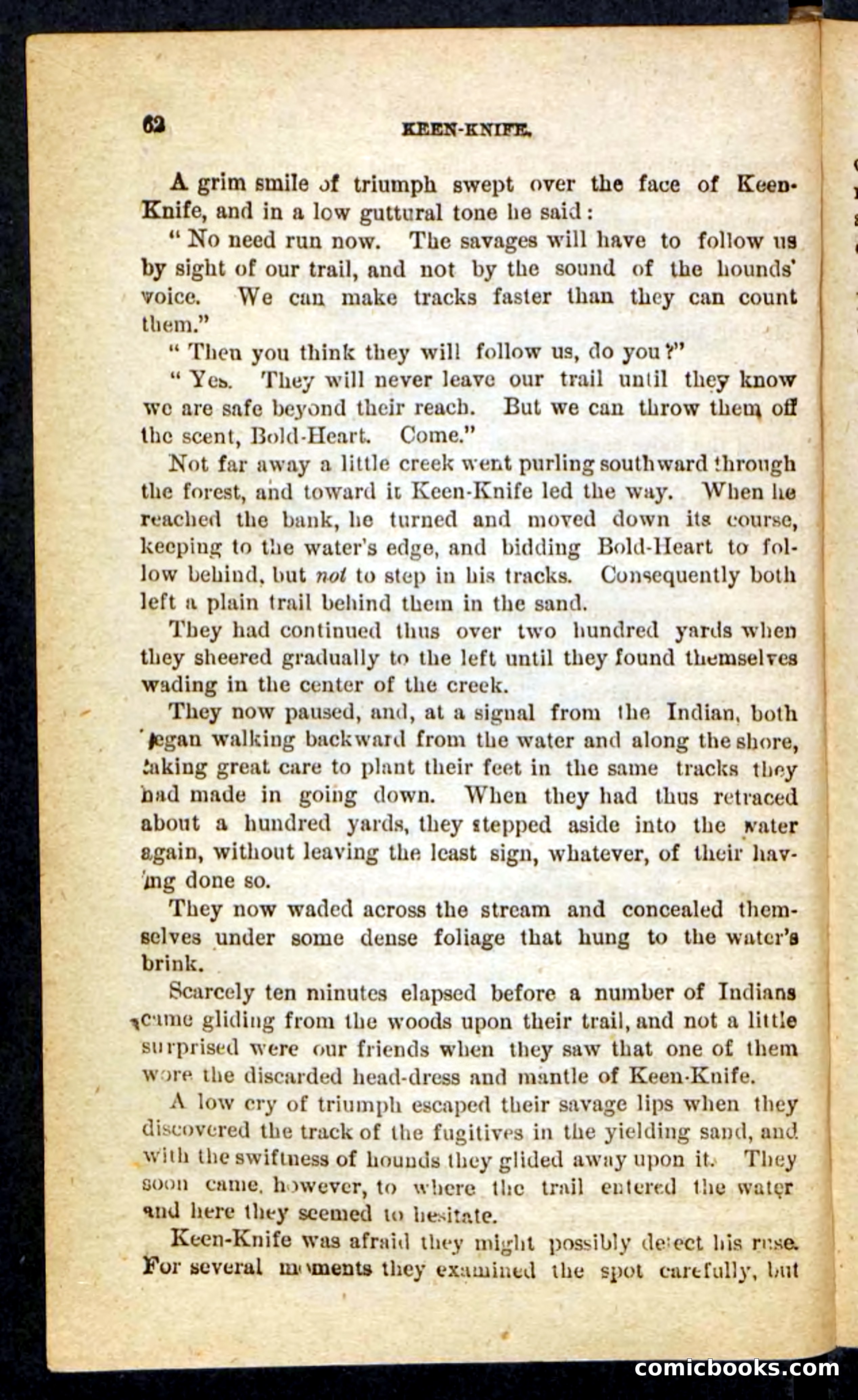 Beadle's Pocket Novels No. 199: Keen-Knife — page 58 of 100