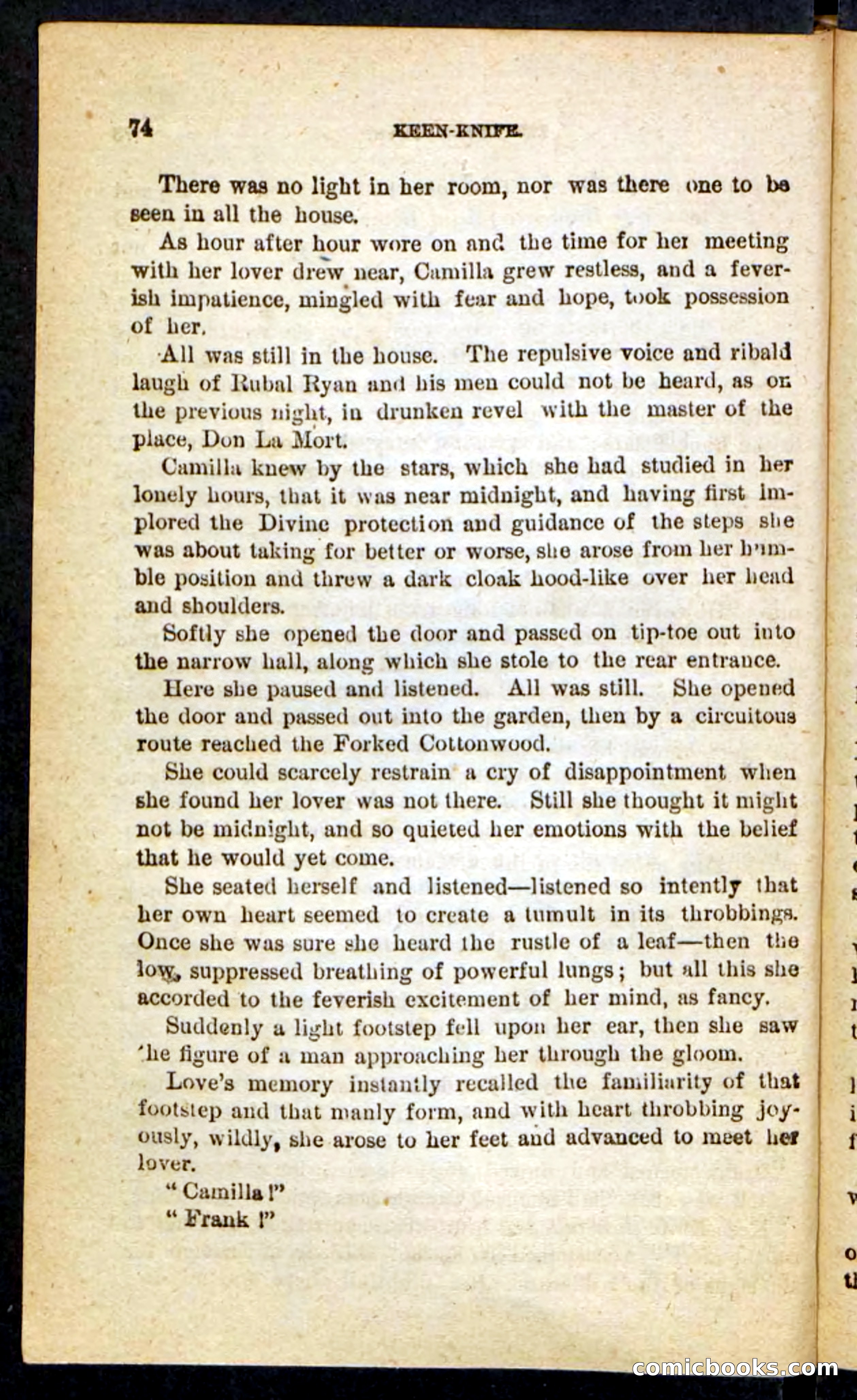 Beadle's Pocket Novels No. 199: Keen-Knife — page 70 of 100