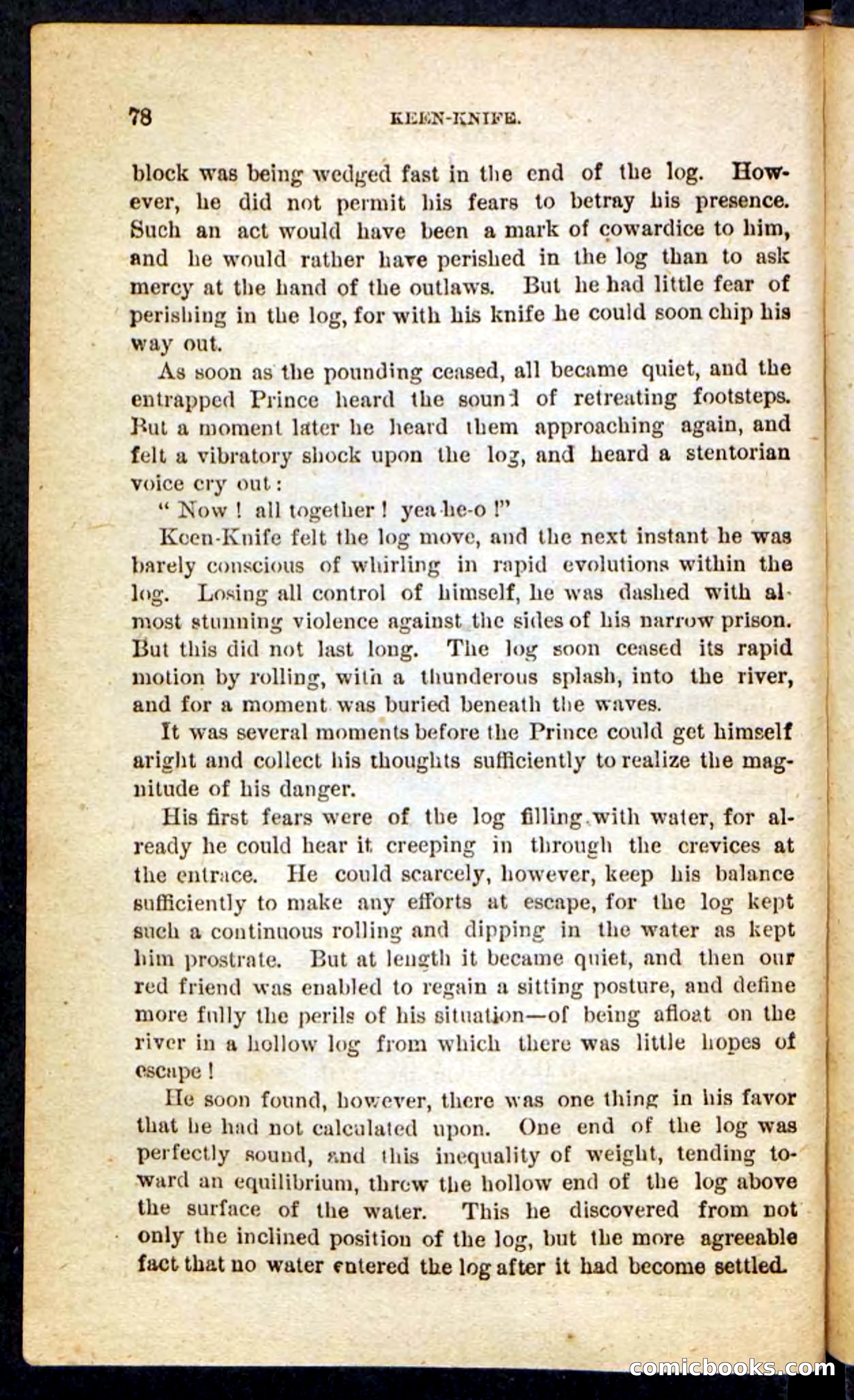 Beadle's Pocket Novels No. 199: Keen-Knife — page 74 of 100