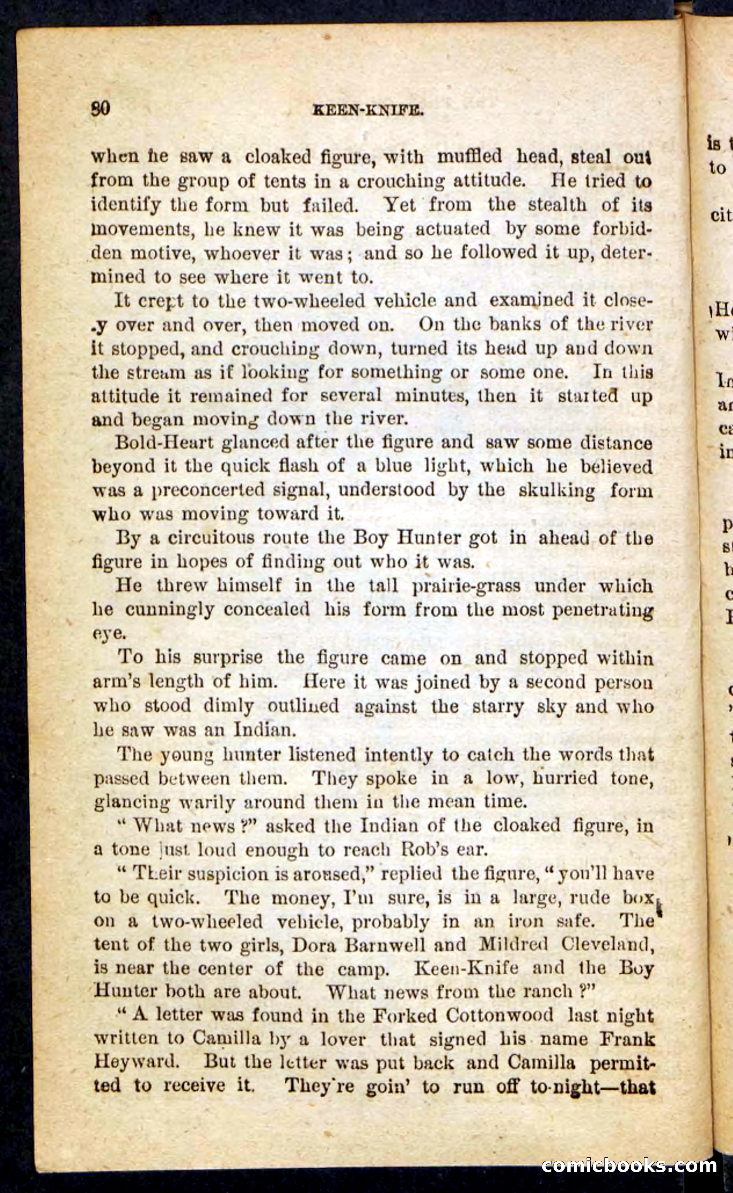 Beadle's Pocket Novels No. 199: Keen-Knife — page 76 of 100