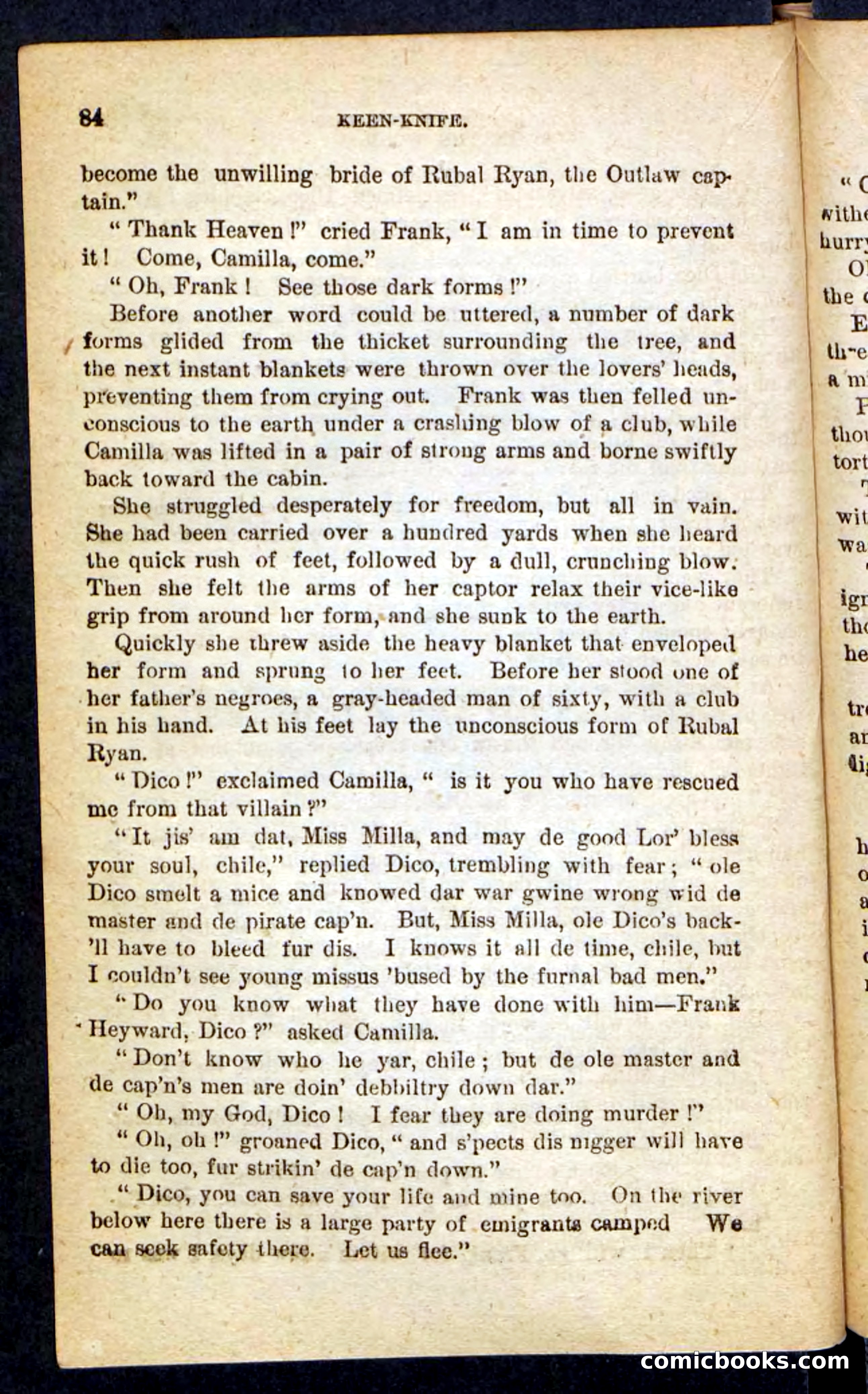 Beadle's Pocket Novels No. 199: Keen-Knife — page 80 of 100