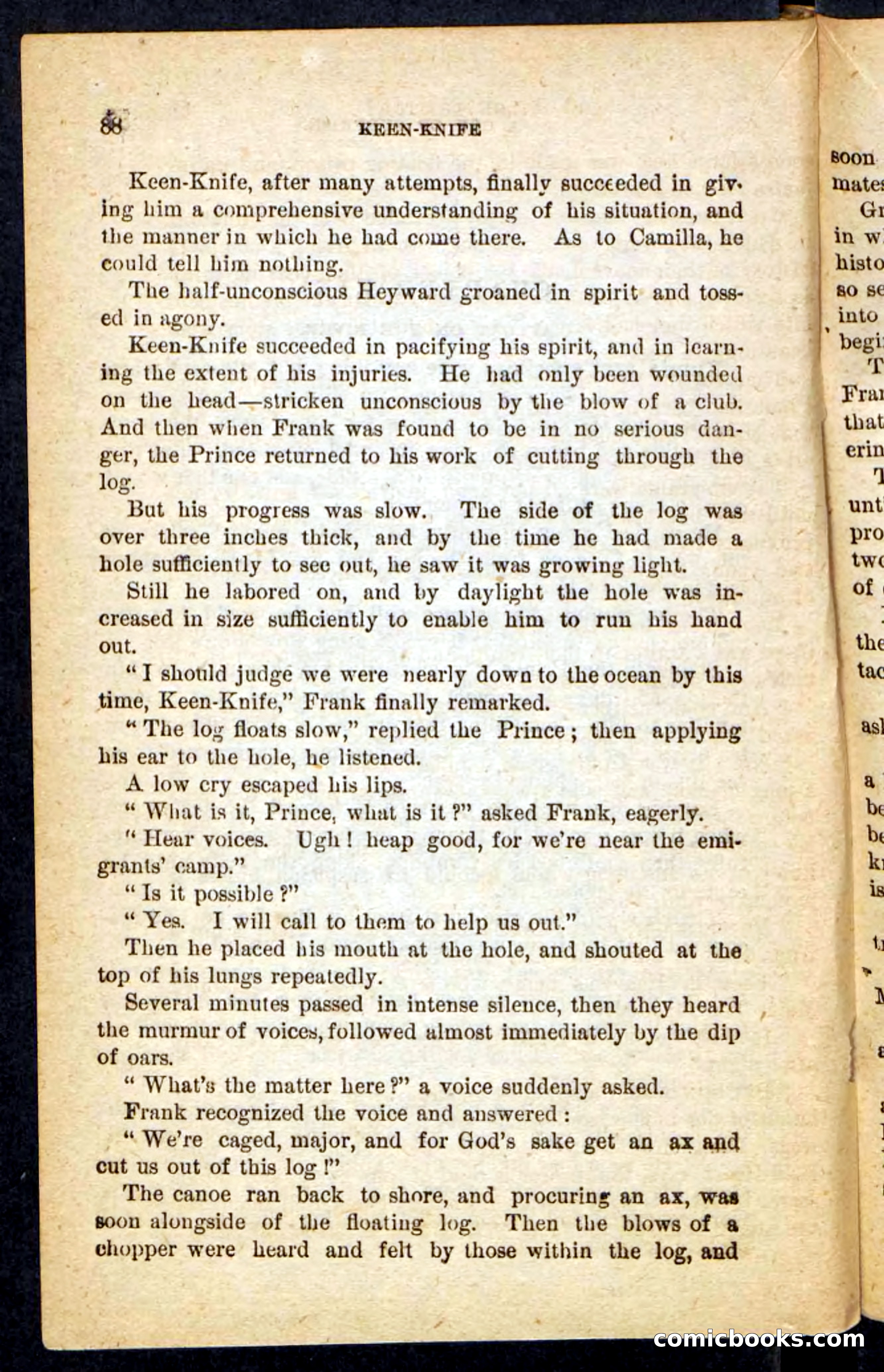 Beadle's Pocket Novels No. 199: Keen-Knife — page 84 of 100