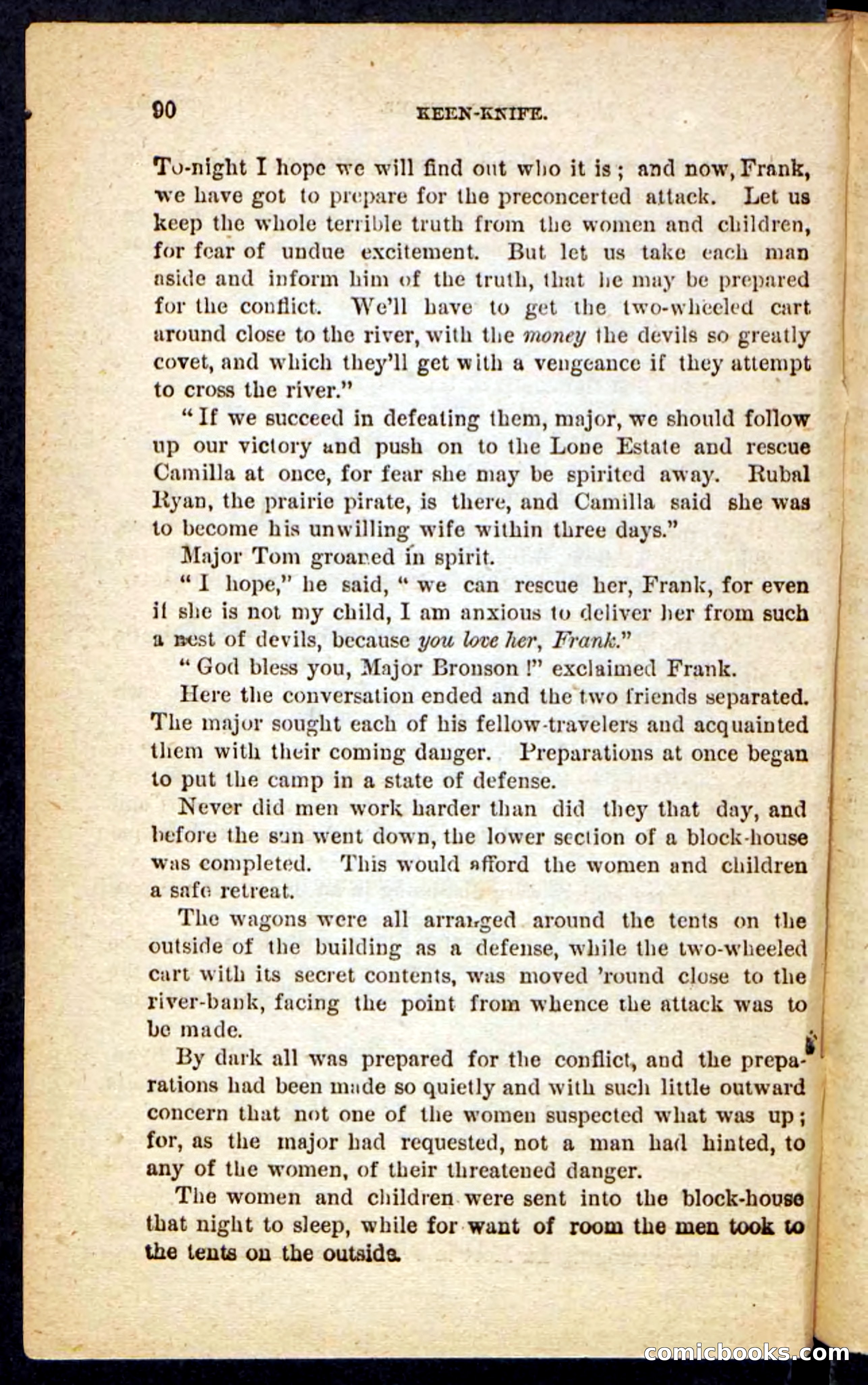 Beadle's Pocket Novels No. 199: Keen-Knife — page 86 of 100