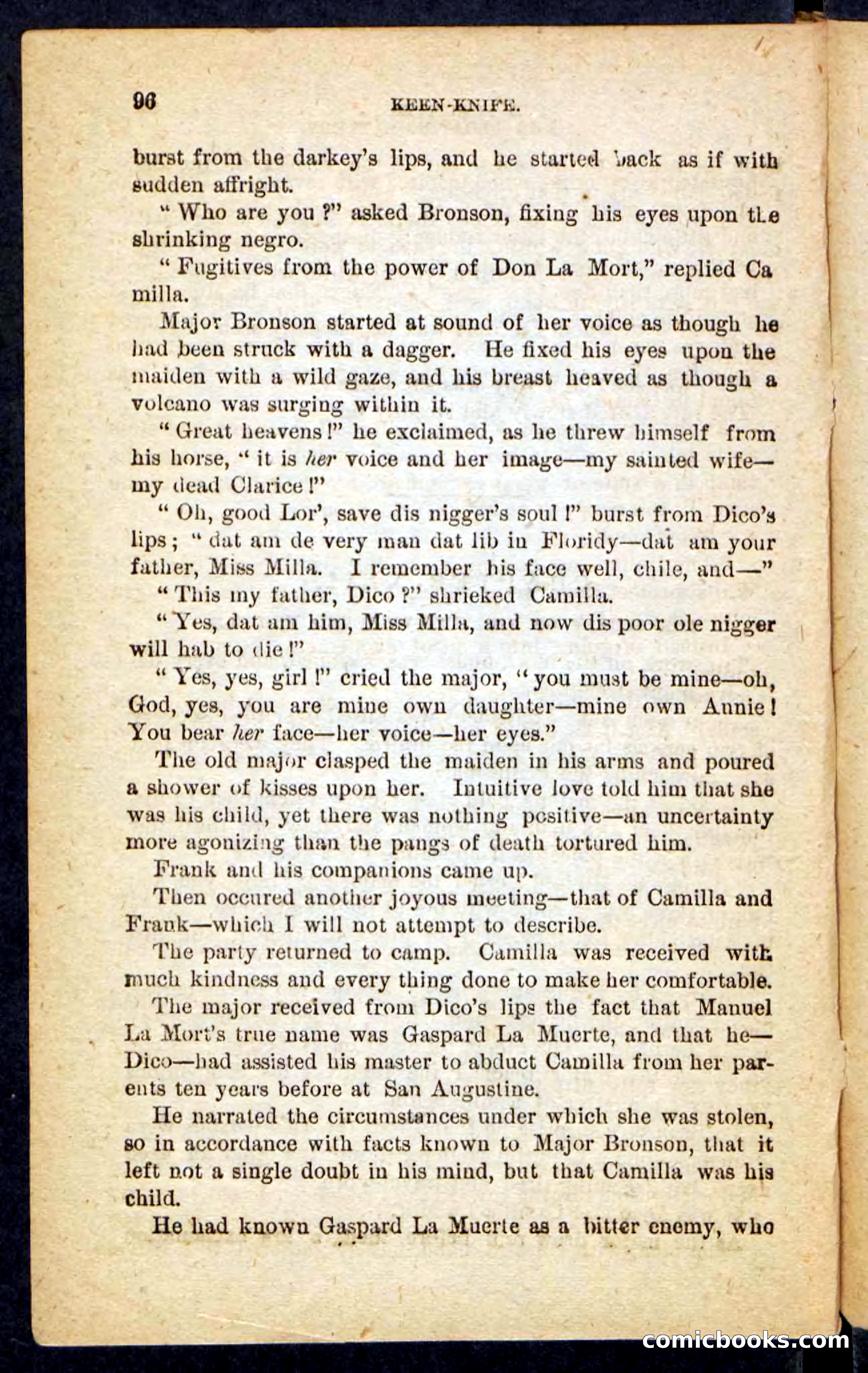 Beadle's Pocket Novels No. 199: Keen-Knife — page 92 of 100